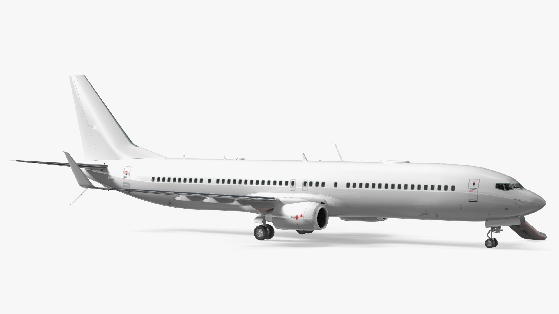 Airplane Evacuating People Rigged for Maya 3D