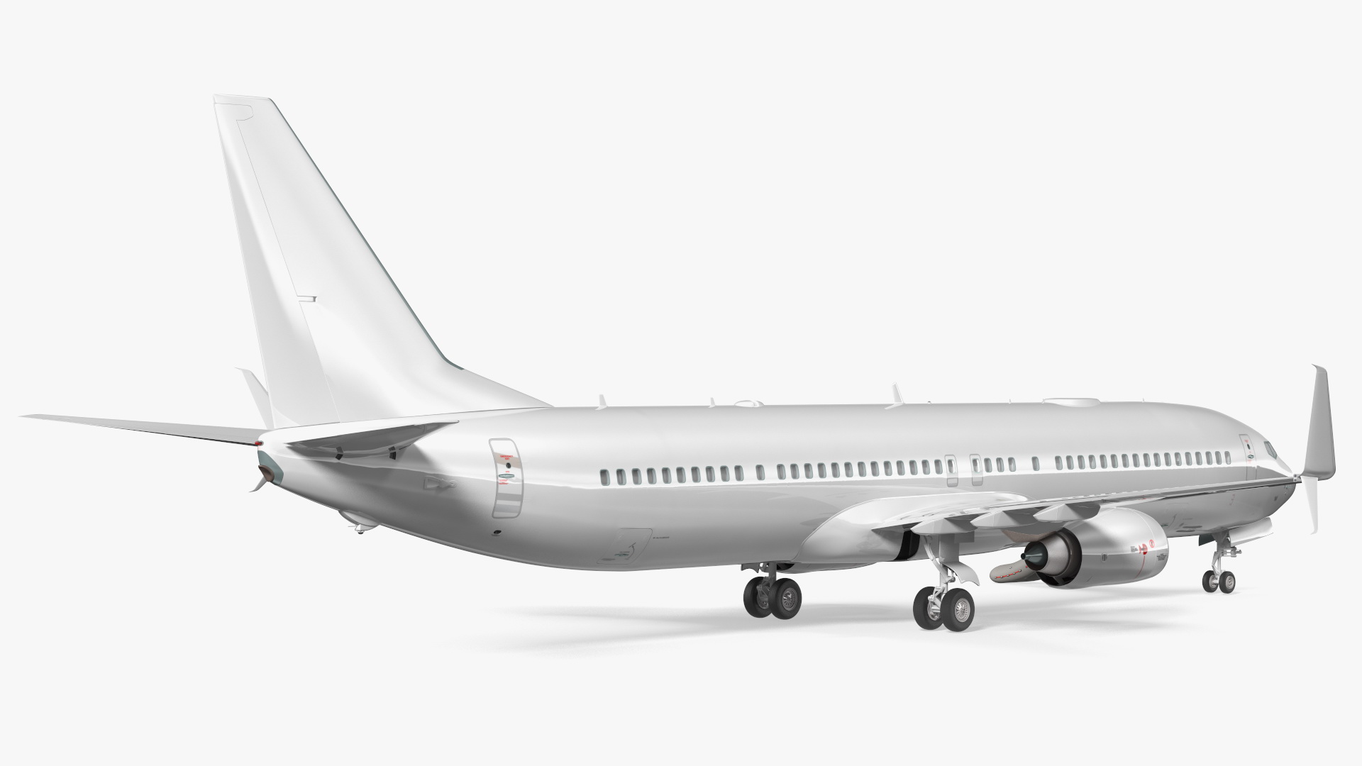 Airplane Evacuating People Rigged for Maya 3D