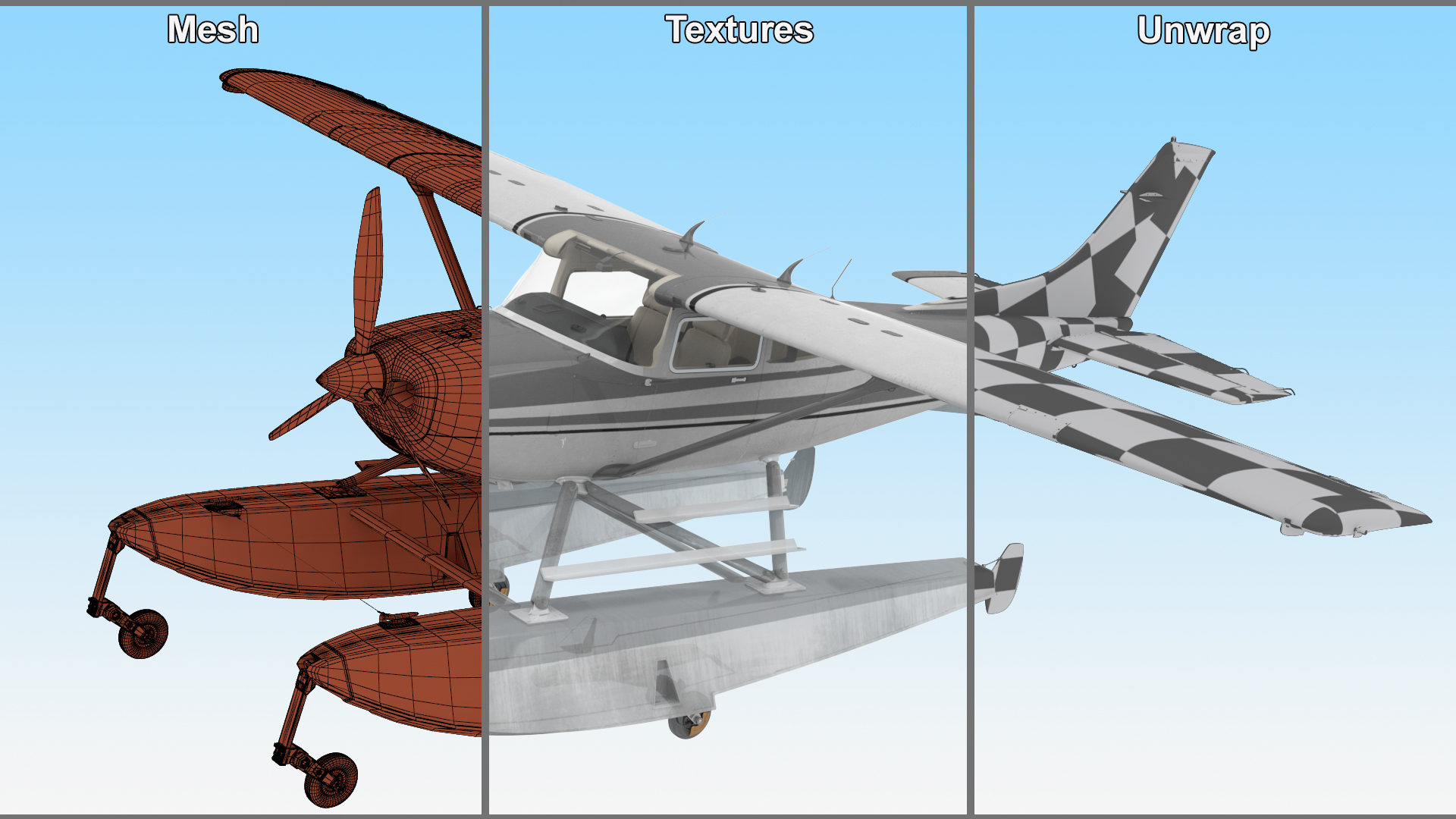 3D Floatplane Dream Gray