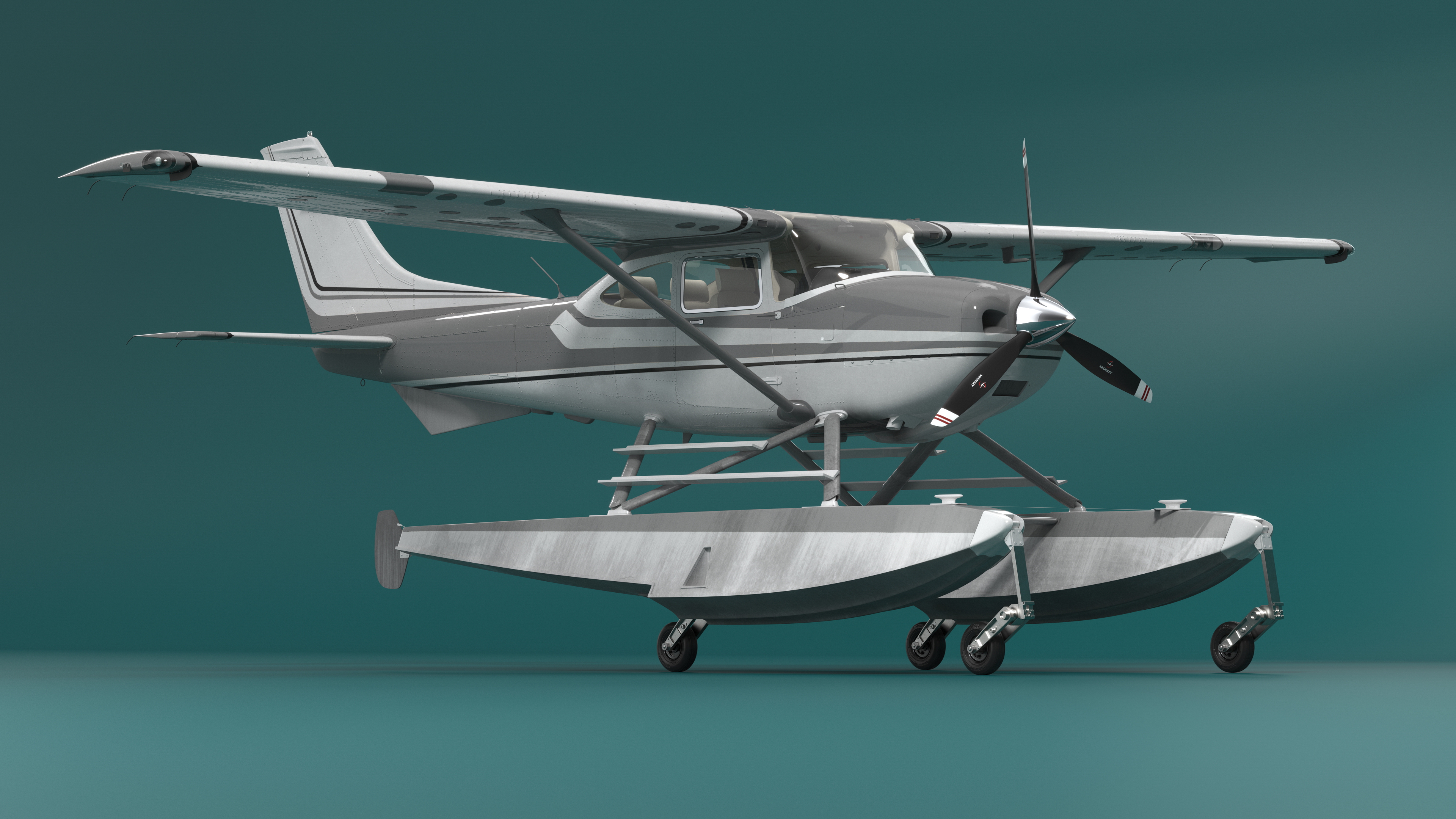 3D Floatplane Dream Gray