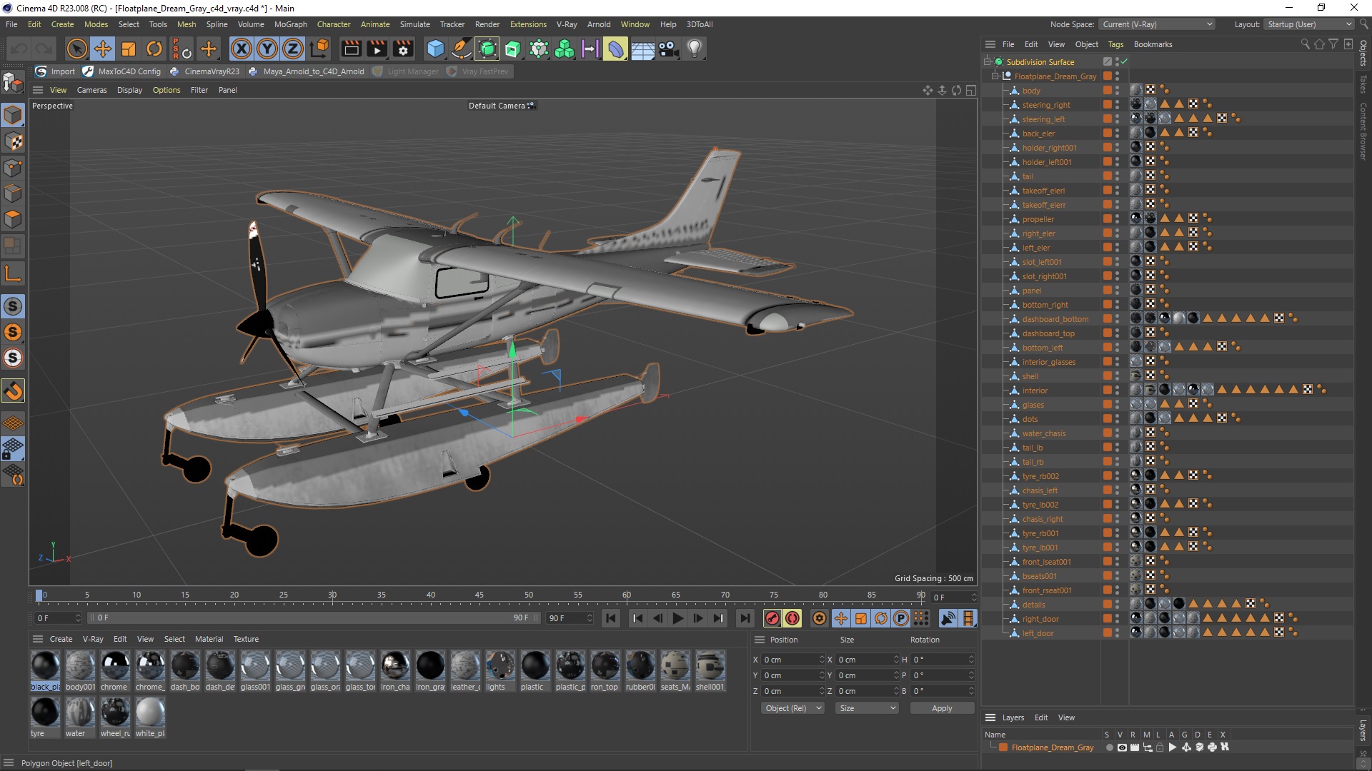 3D Floatplane Dream Gray