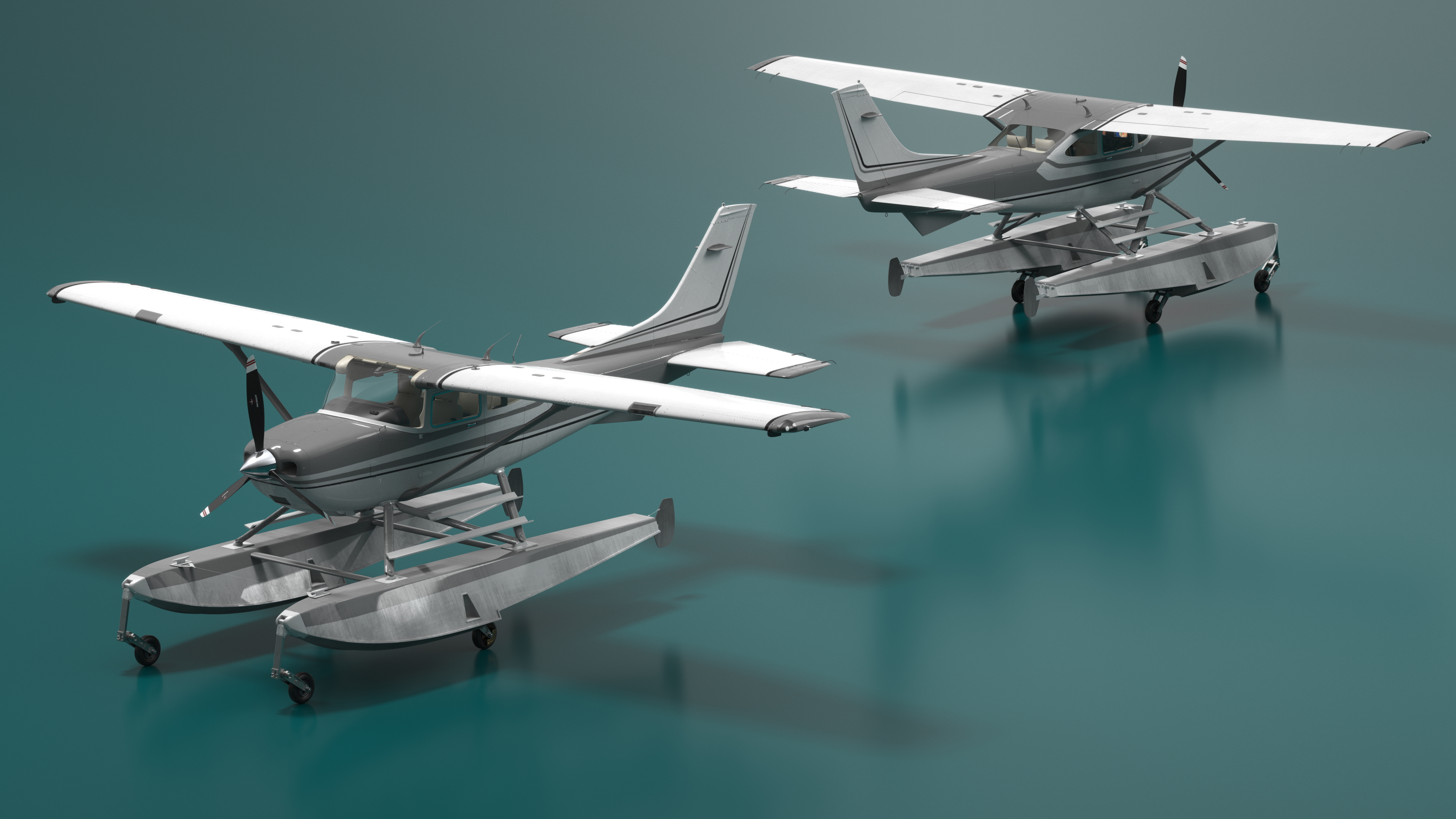 3D Floatplane Dream Gray