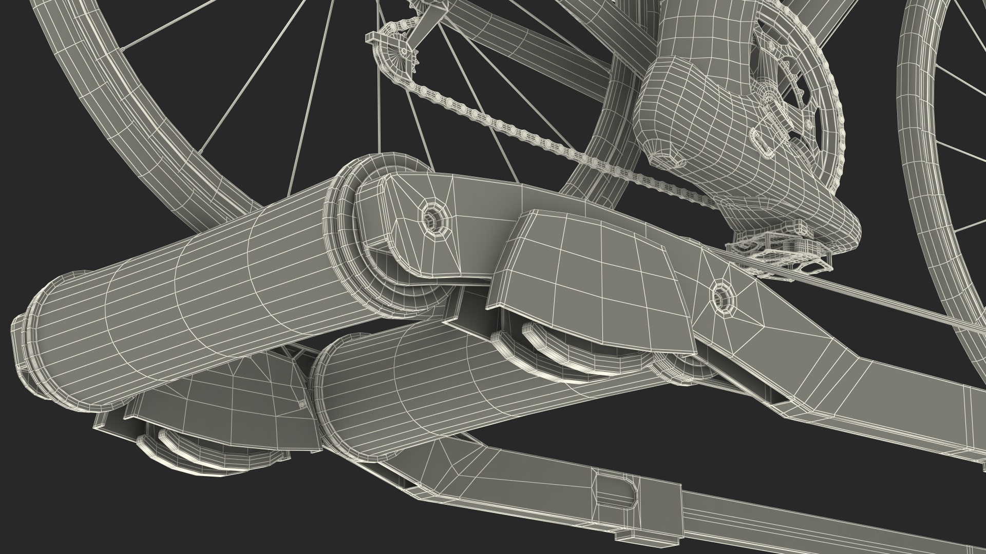 3D model Athlete Cyclist Riding Roller Platform Rigged