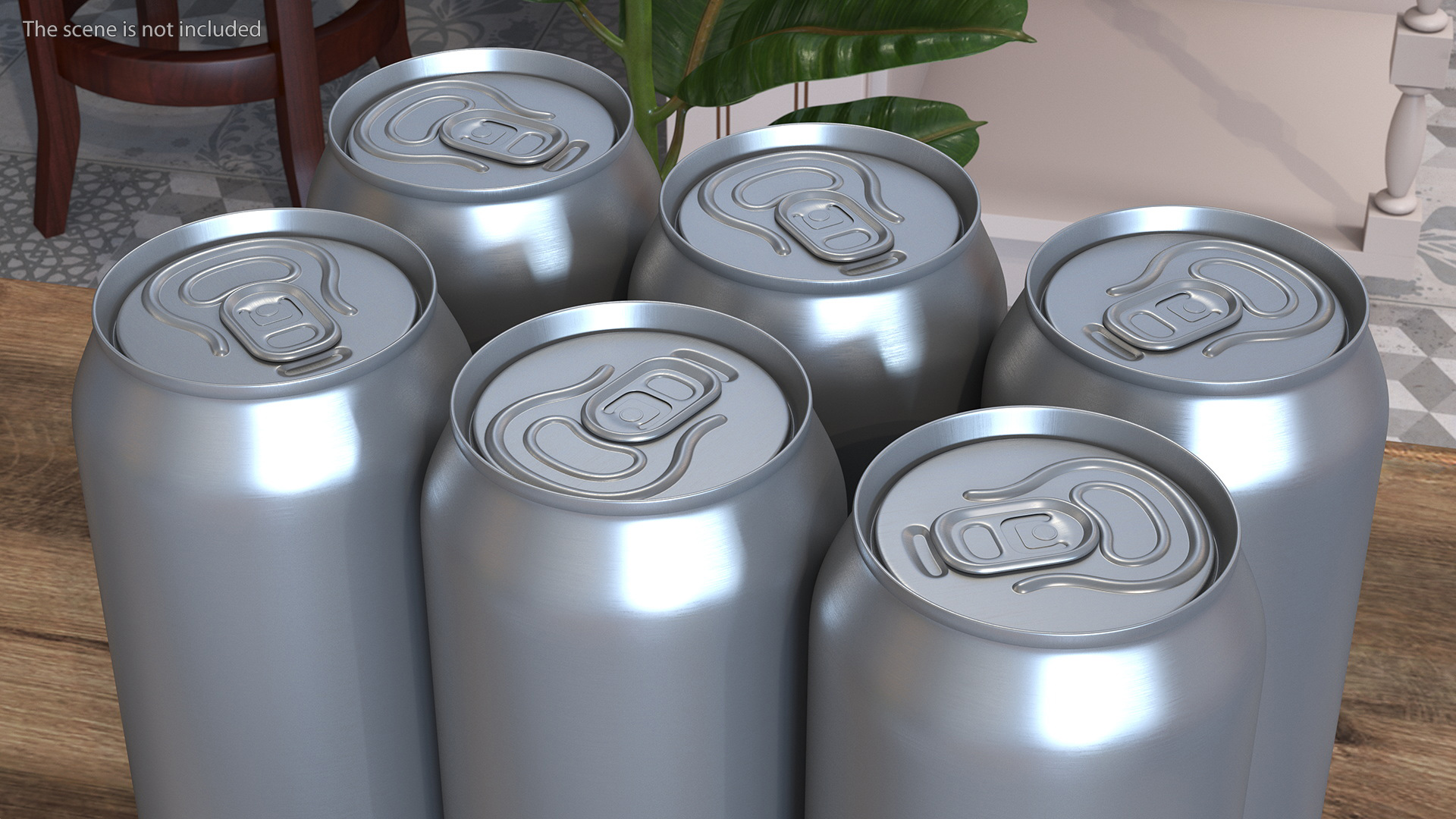 3D Plastic HDPE 6 Pack Beer Can Carrier