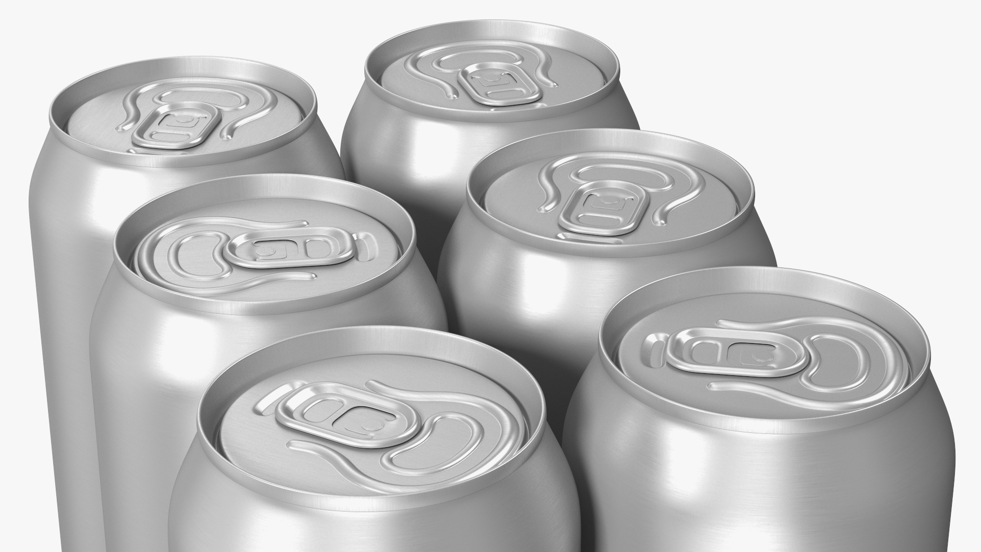 3D Plastic HDPE 6 Pack Beer Can Carrier