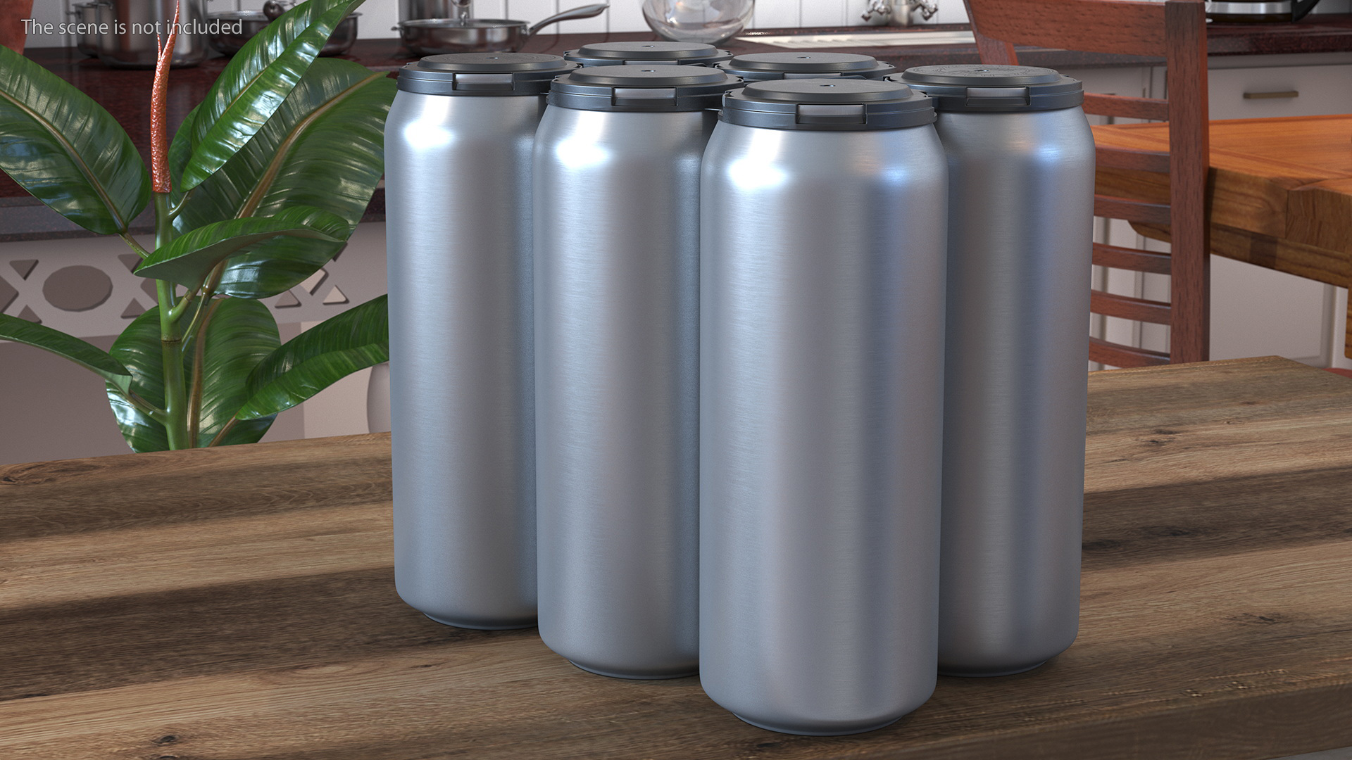 3D Plastic HDPE 6 Pack Beer Can Carrier