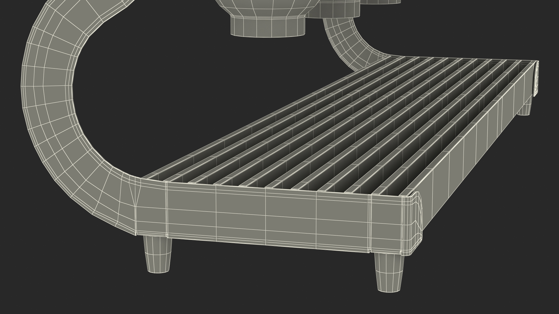 Dispenser 5-Lattice Sealed For Storage Of Dry Products 3D model