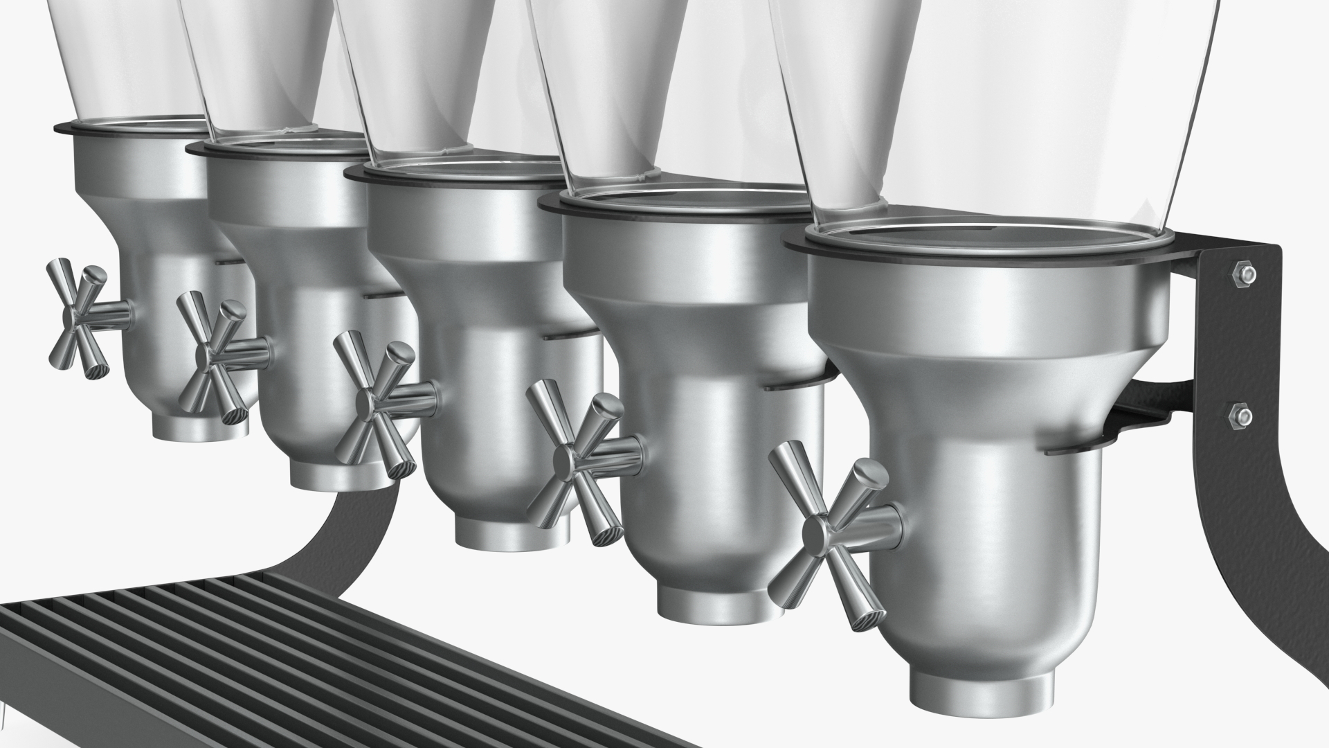 Dispenser 5-Lattice Sealed For Storage Of Dry Products 3D model