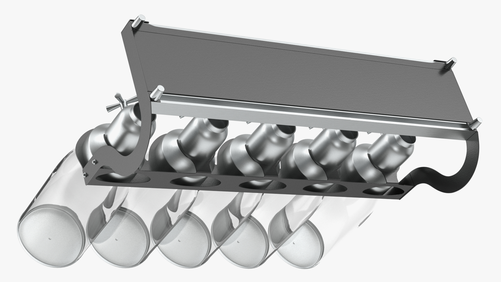 Dispenser 5-Lattice Sealed For Storage Of Dry Products 3D model