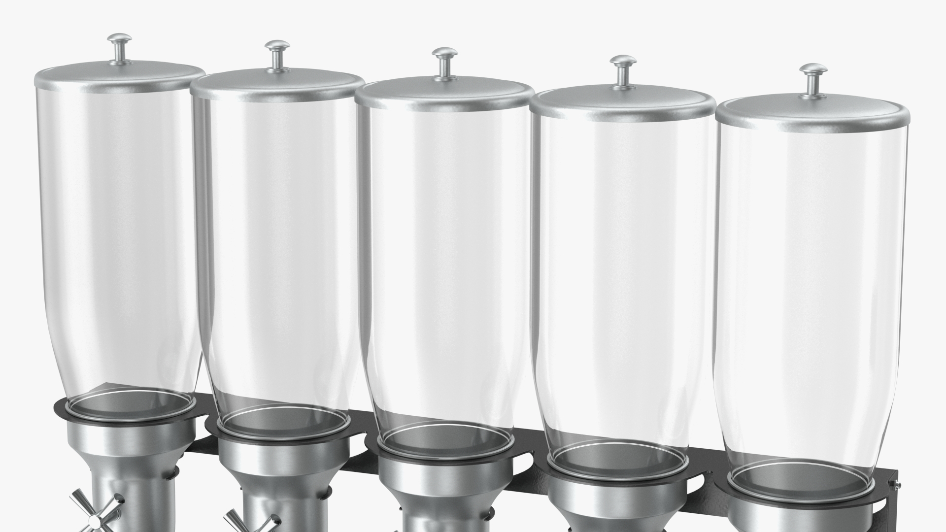 Dispenser 5-Lattice Sealed For Storage Of Dry Products 3D model