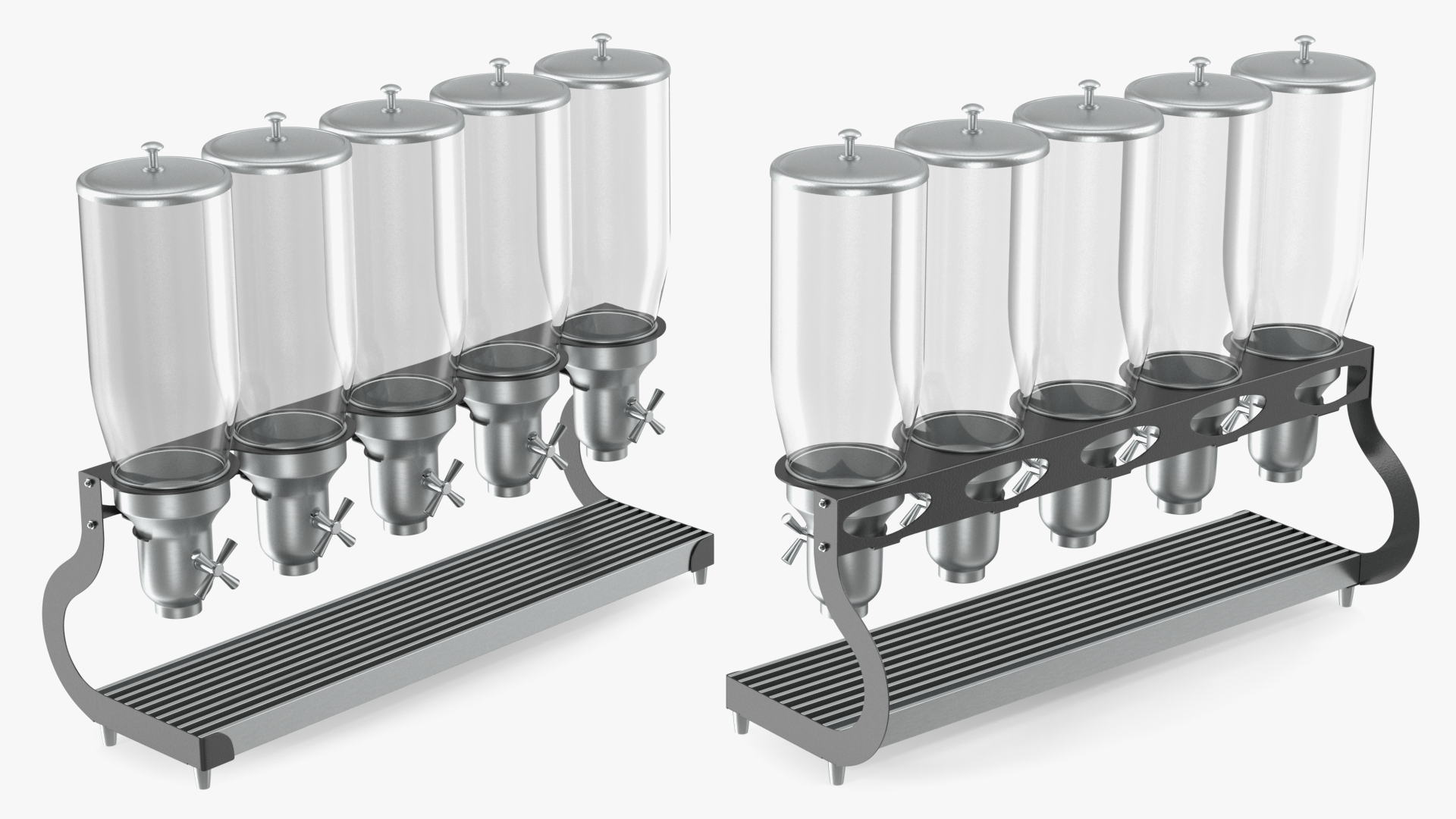 Dispenser 5-Lattice Sealed For Storage Of Dry Products 3D model