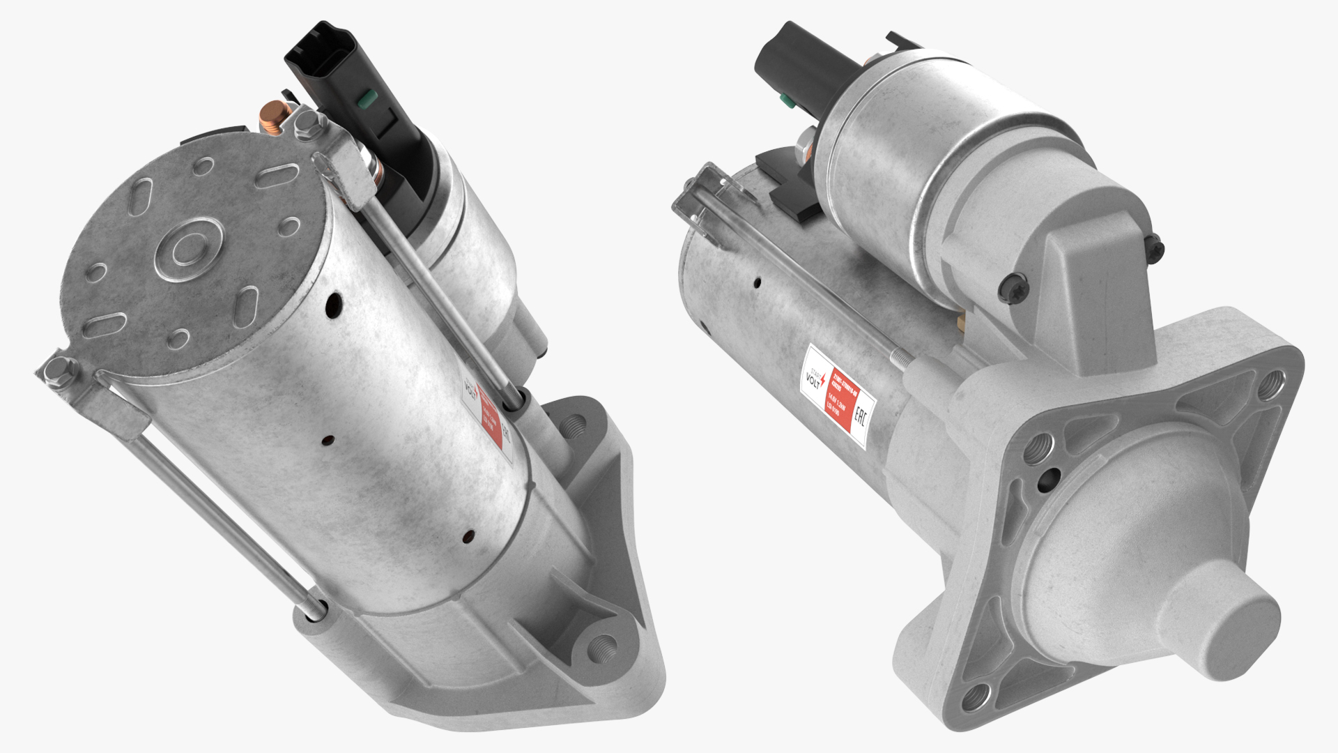 Automotive Starter Motor with Solenoid