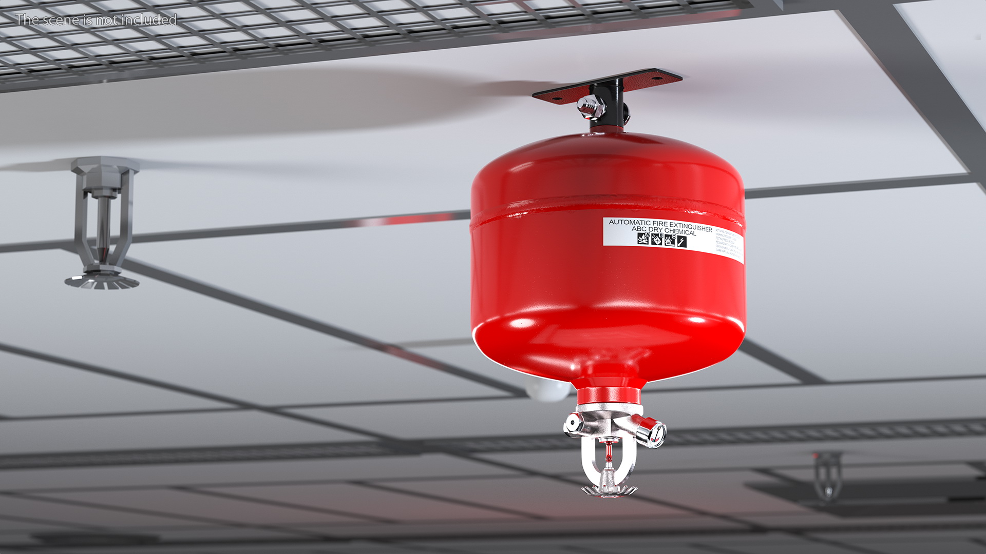 3D model Automatic Dry Chemical Fire Extinguisher