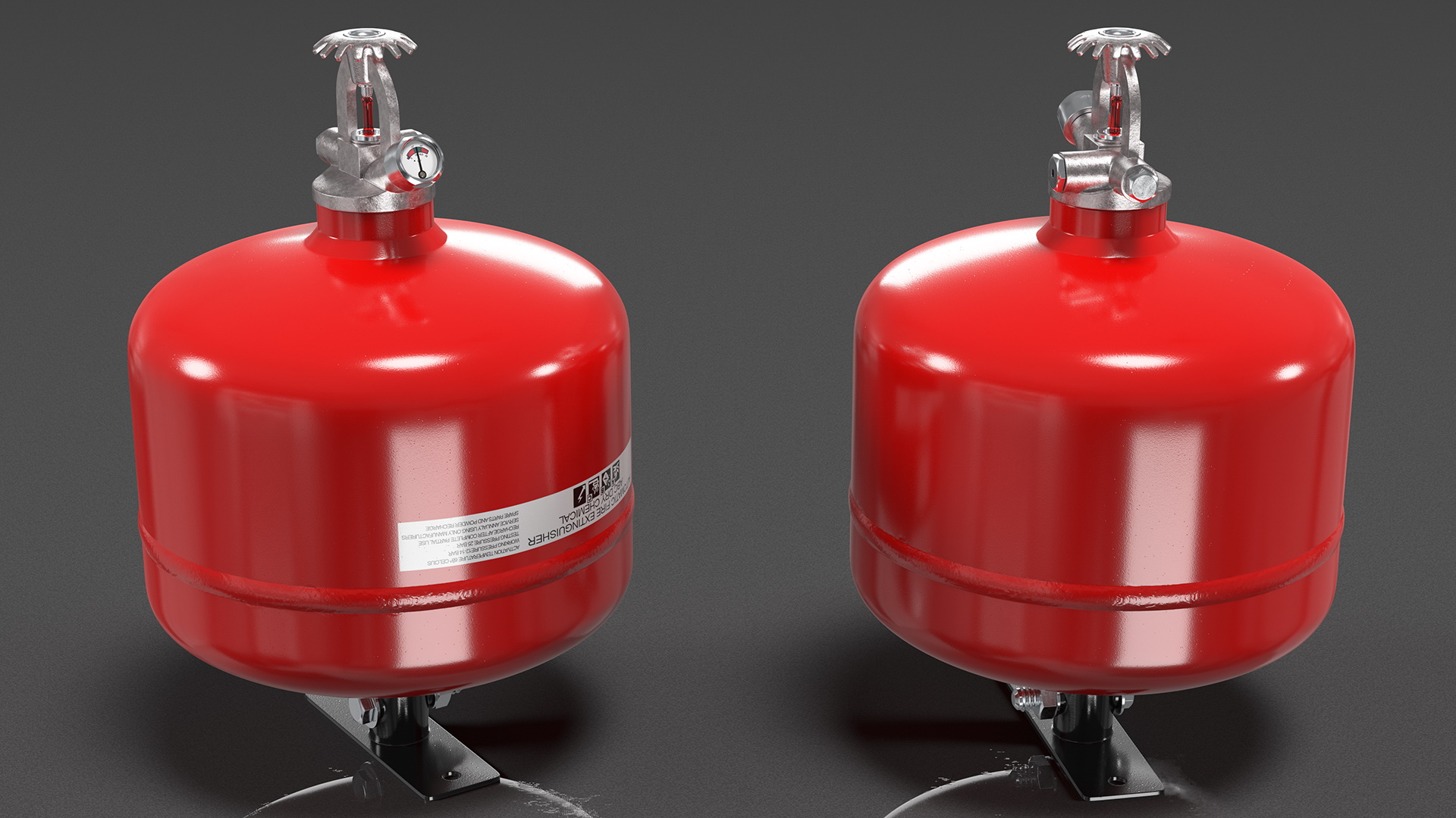3D model Automatic Dry Chemical Fire Extinguisher