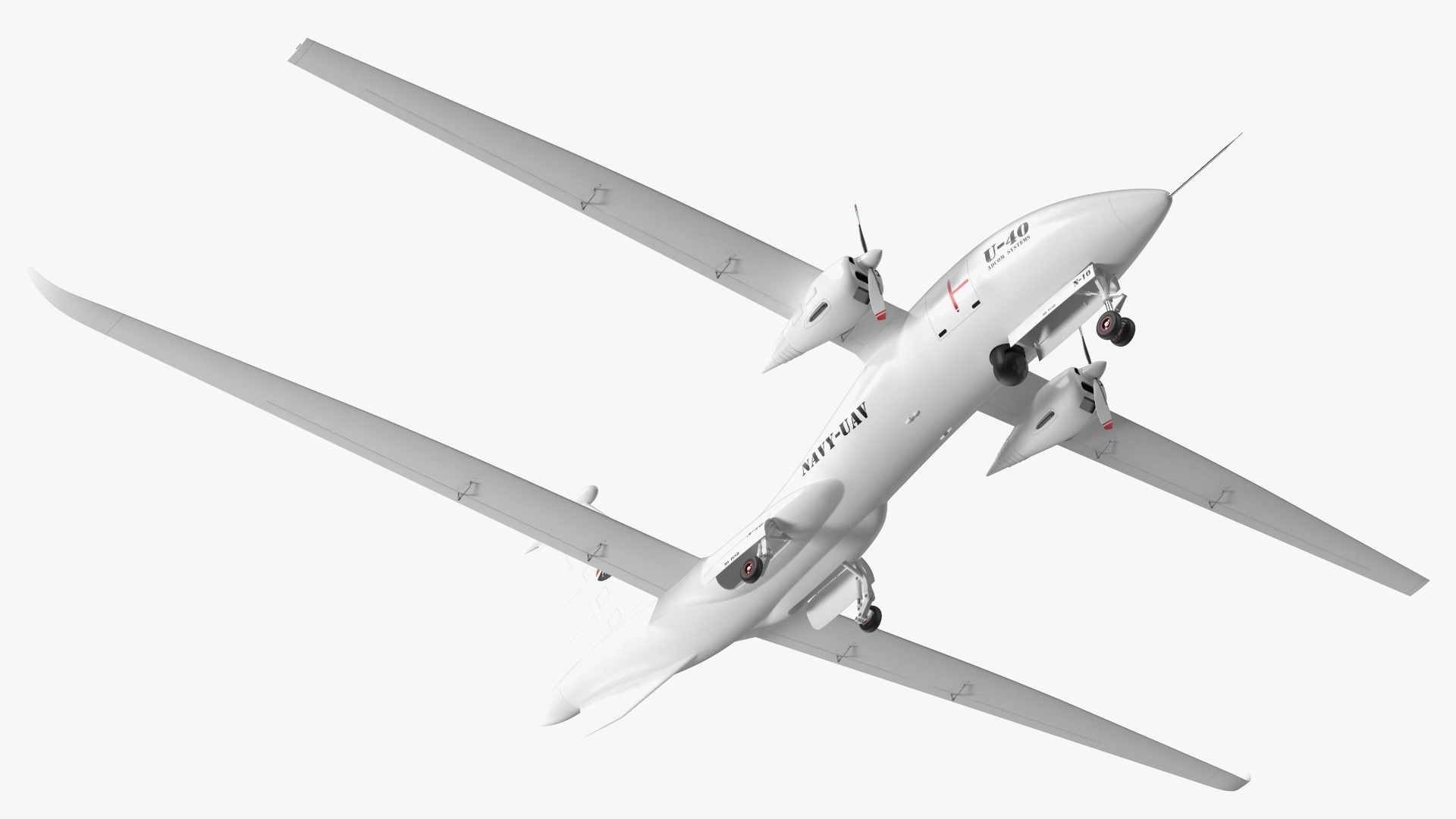 Yabhon United 40-UAV White Color 3D