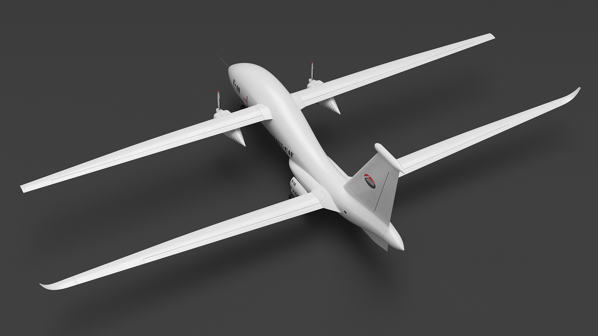 Yabhon United 40-UAV White Color 3D
