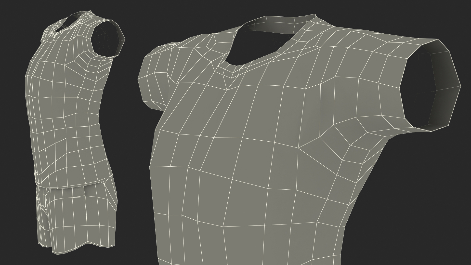 3D model Teenage Boy Swimwear