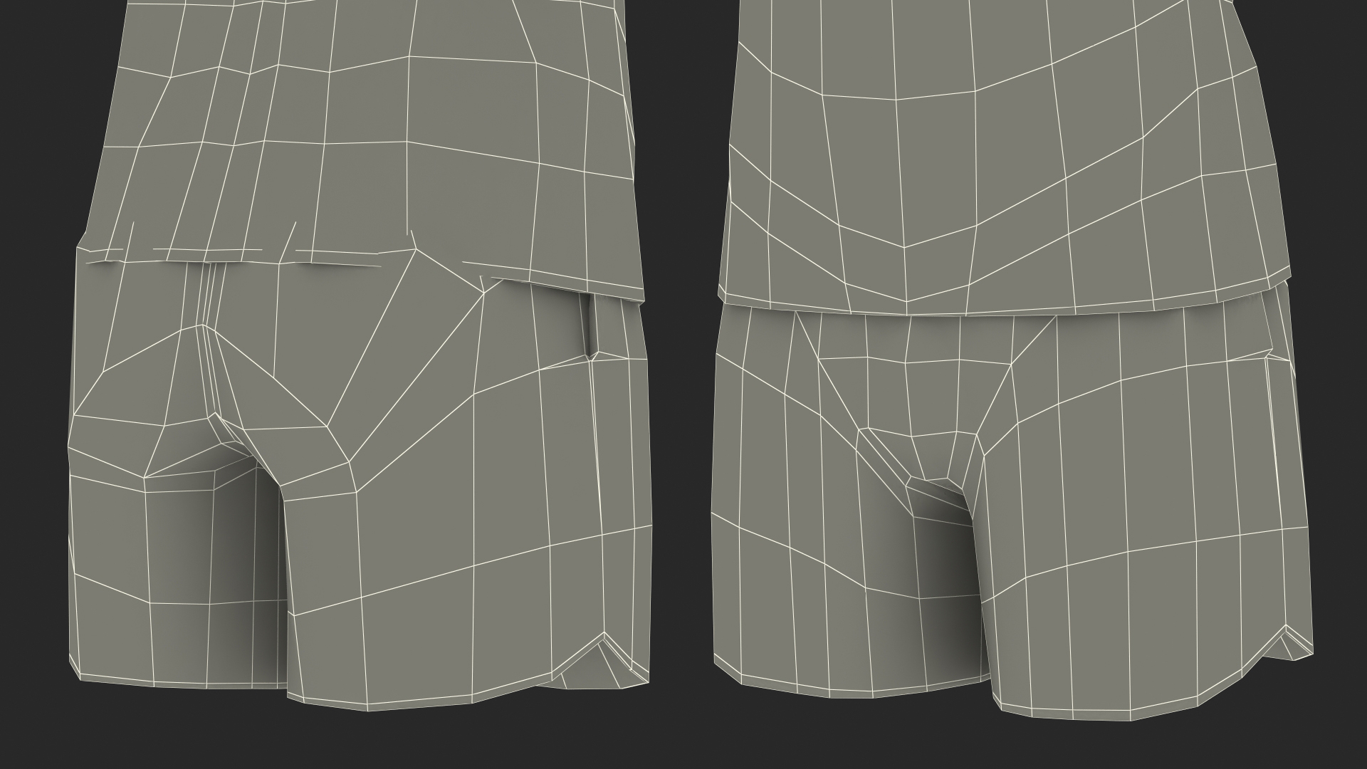 3D model Teenage Boy Swimwear
