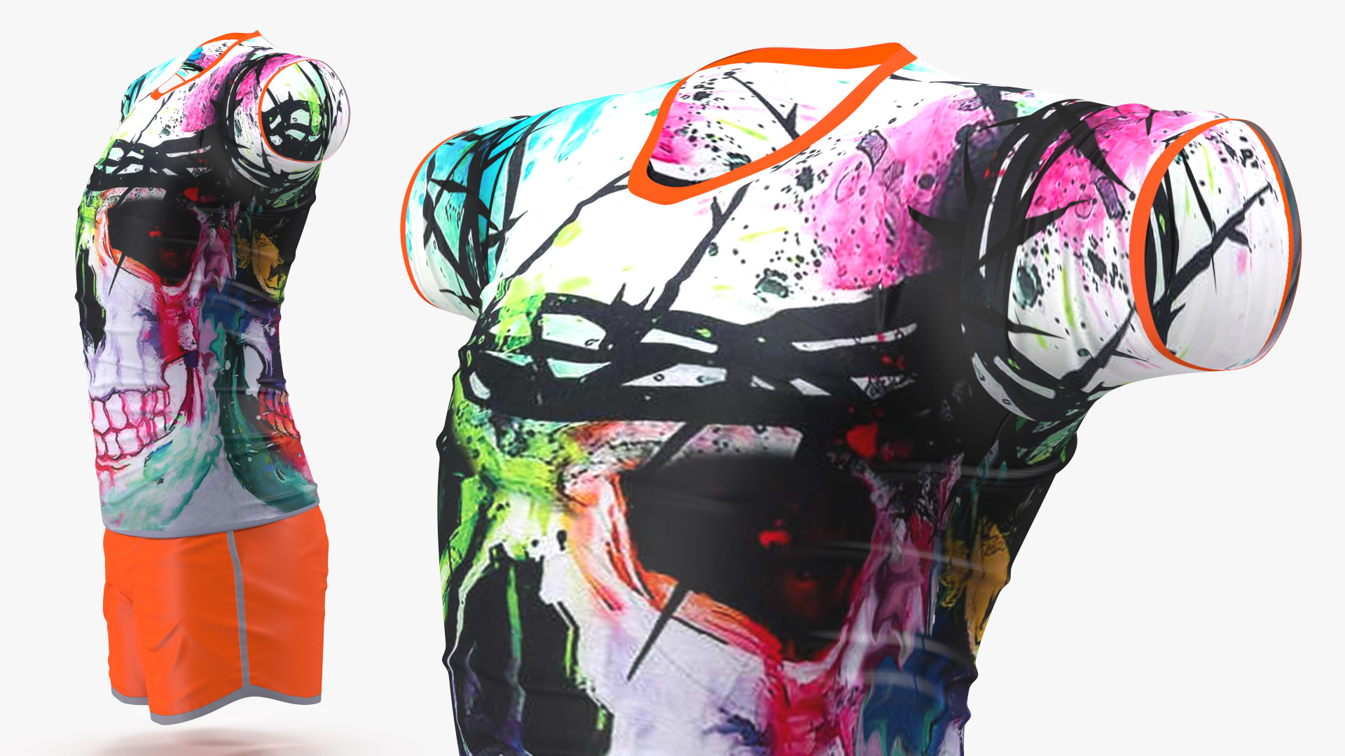 3D model Teenage Boy Swimwear