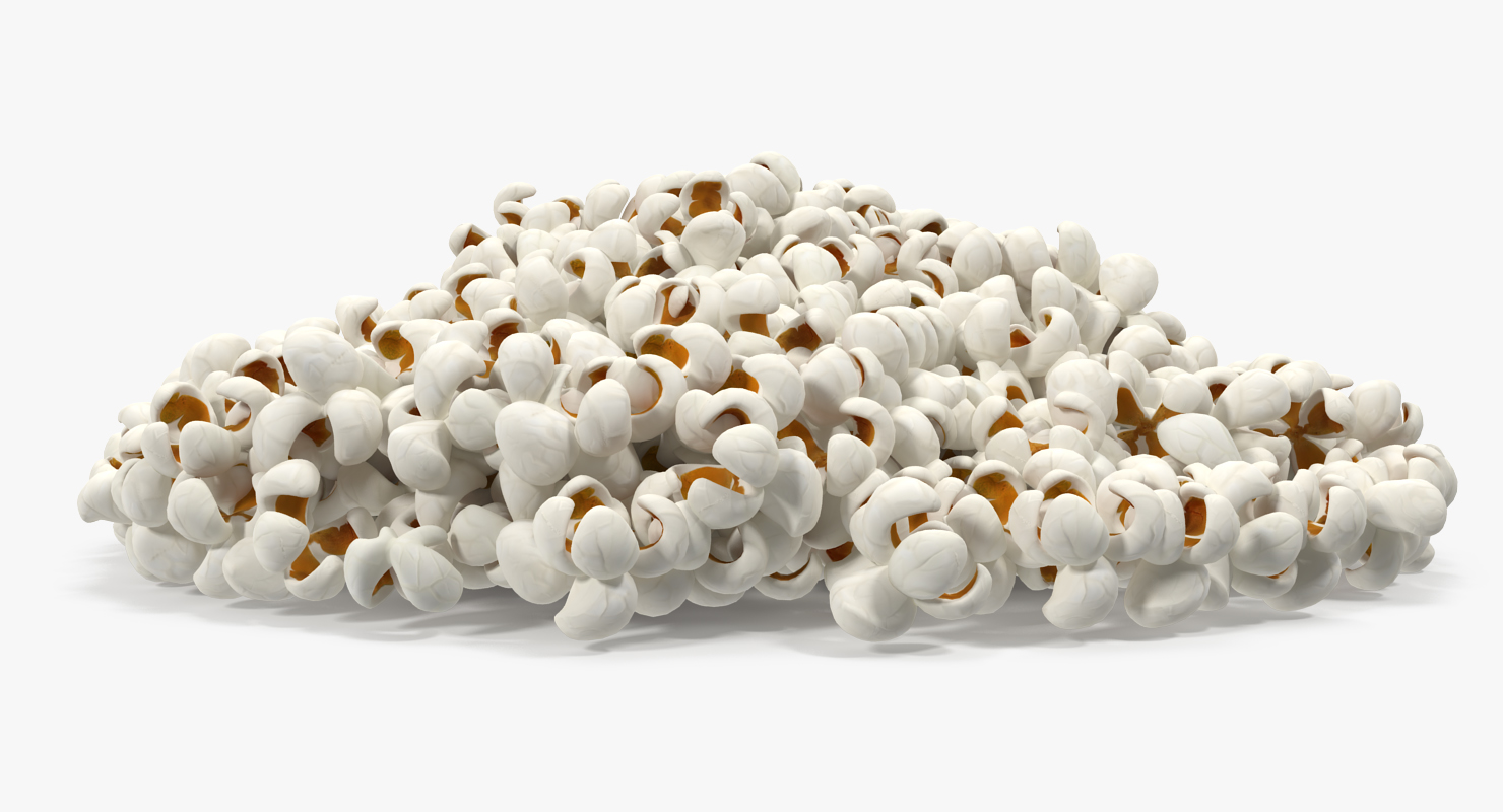 3D model Pile of Popcorn