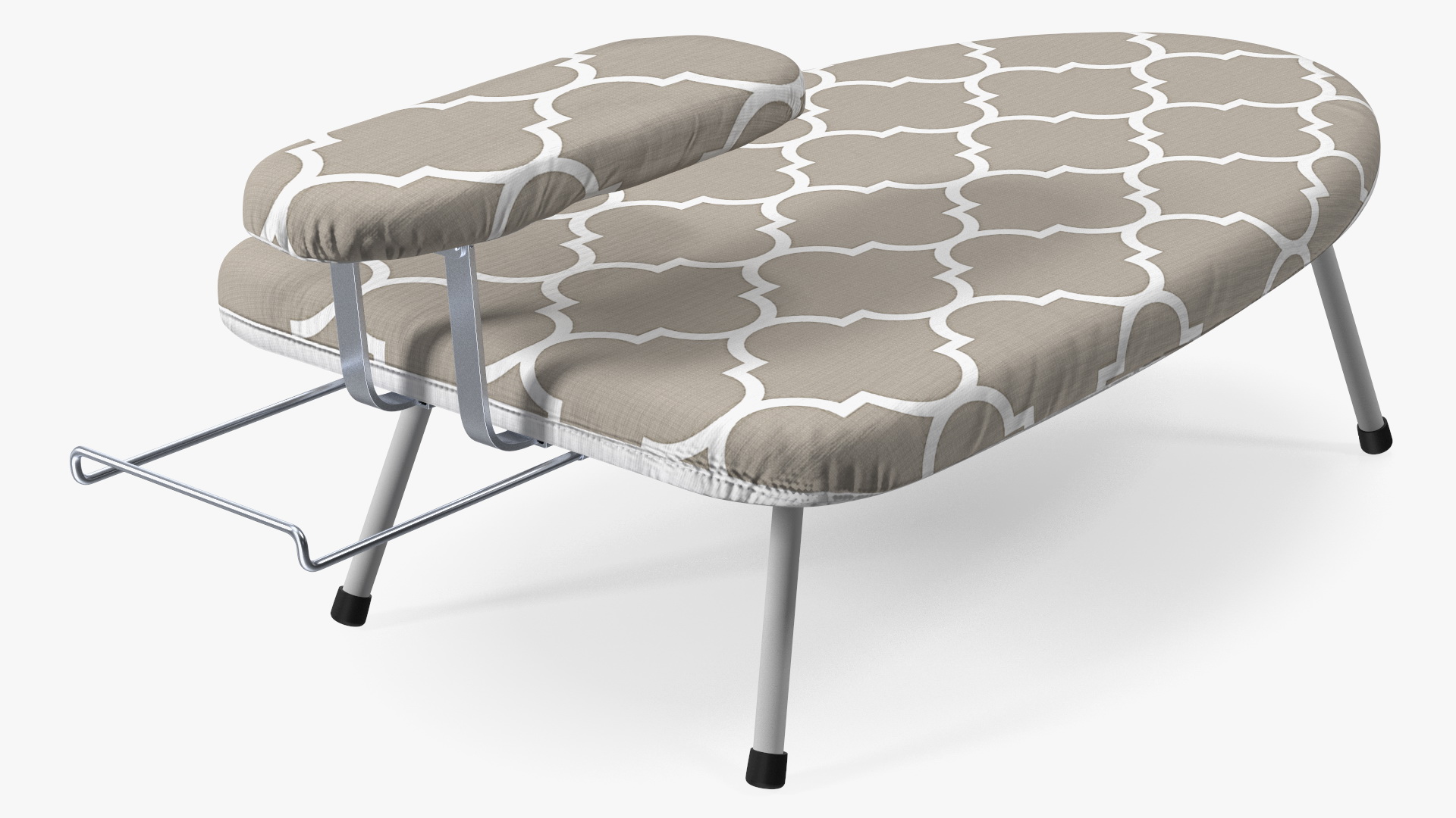 3D Tabletop Ironing Board Beige model