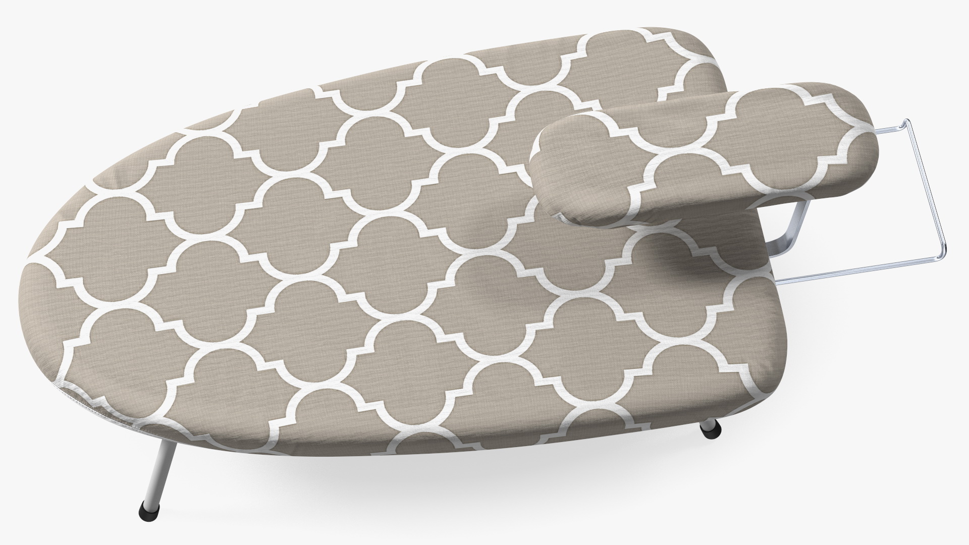 3D Tabletop Ironing Board Beige model