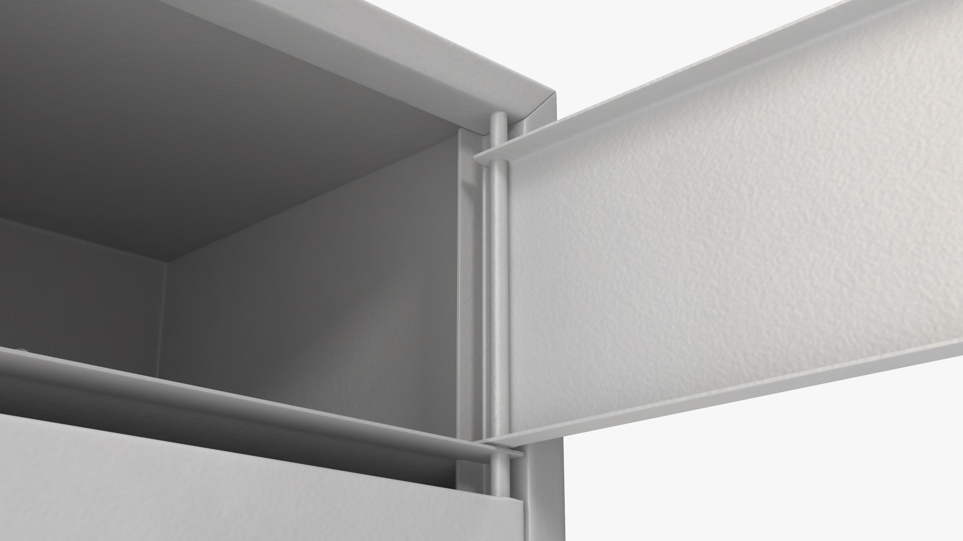 Apartment Mailboxes Grey 3D model