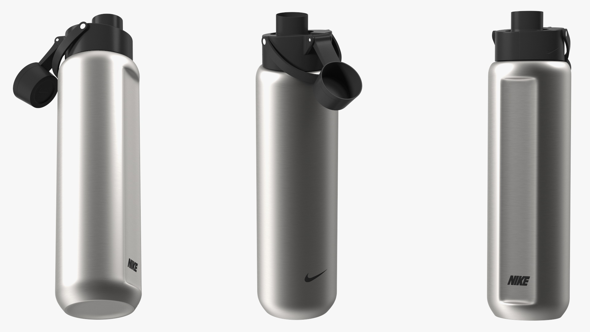 3D model Nike Recharge Silver Open
