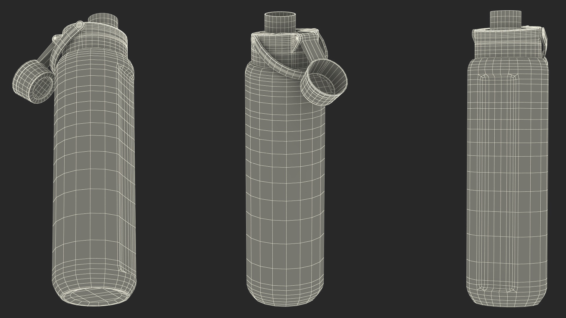 3D model Nike Recharge Silver Open