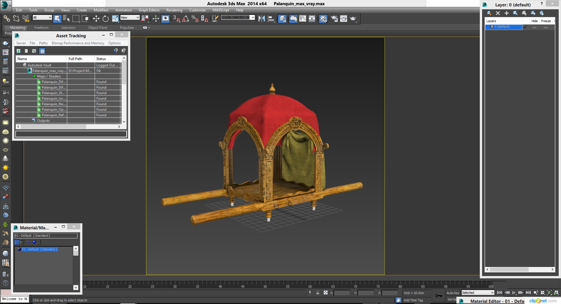Palanquin 3D model