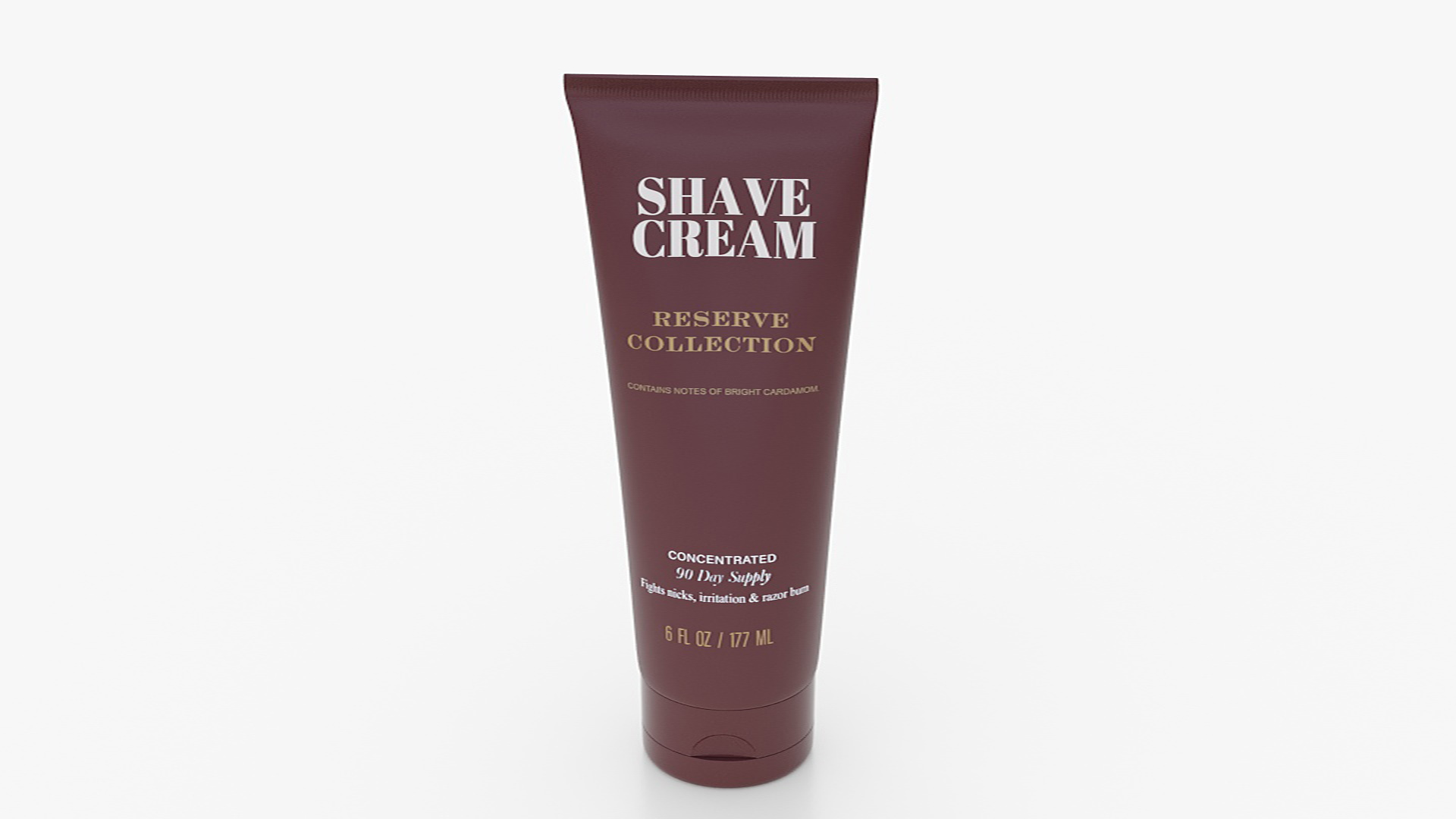 3D Shaving Cream model