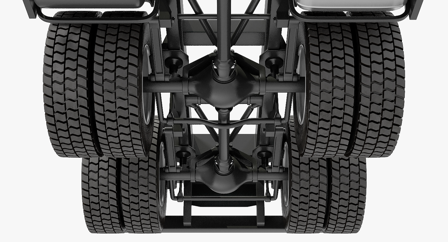 3D model Heavy Utility Truck 8X8 Rigged
