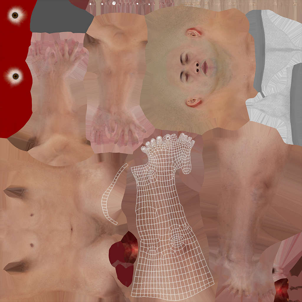 Male Athletic Leg 3D