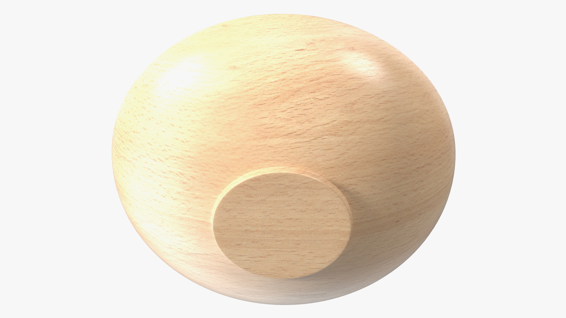 3D model Red Dried Peppercorn in Wooden Bowl
