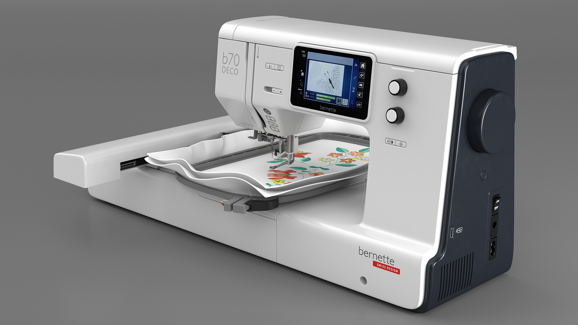 Sewing Machine Bernette b70 Deco Screen On 3D