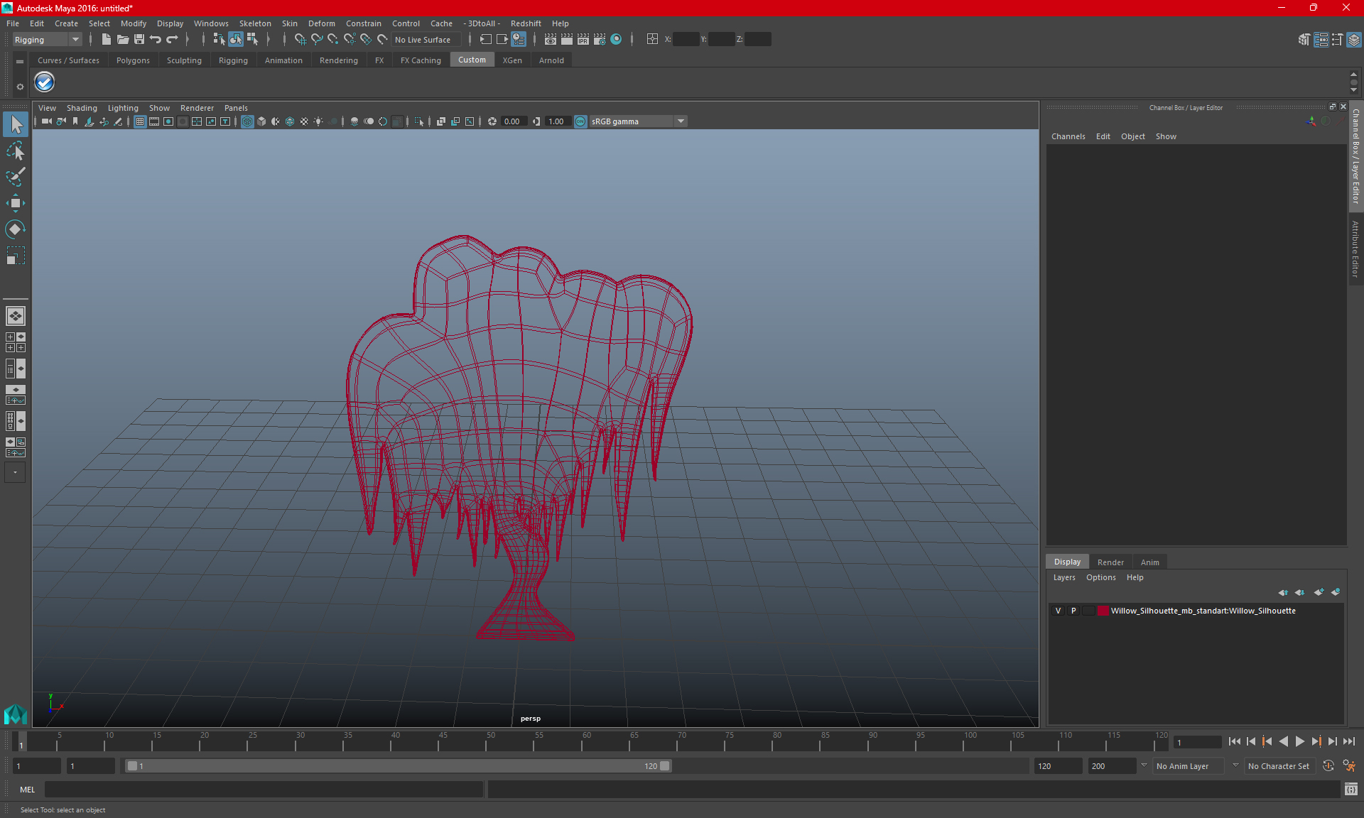 Willow Silhouette 3D