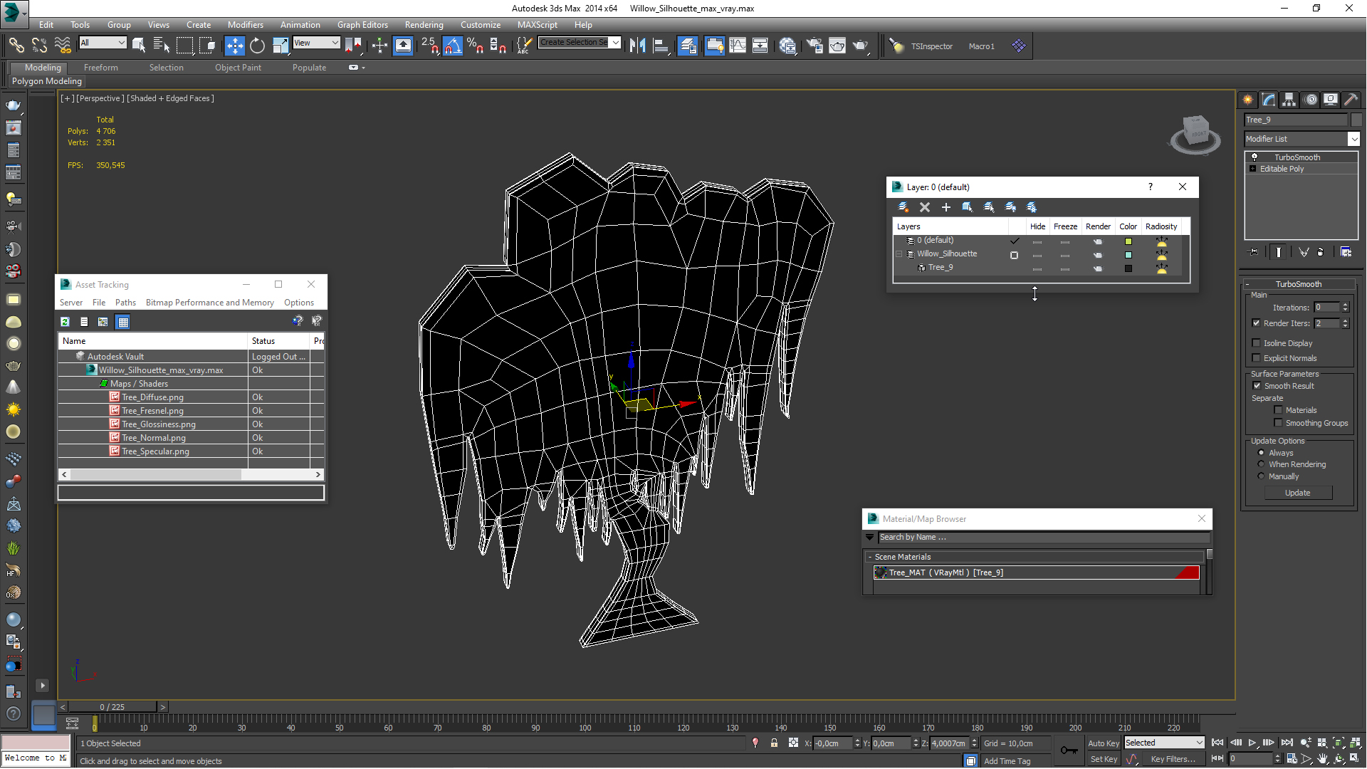 Willow Silhouette 3D