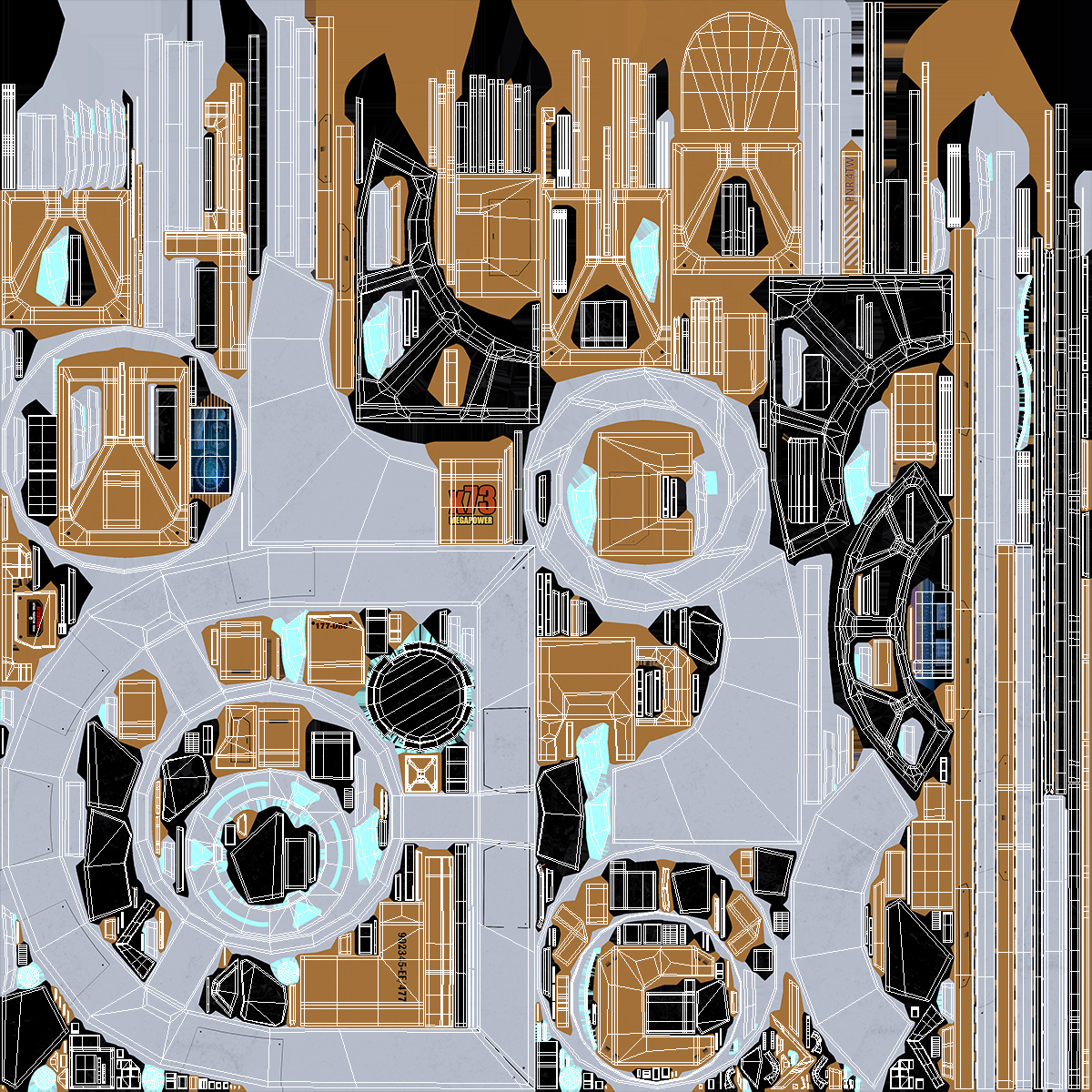 Sci Fi Operating Teleport Pad 3D model