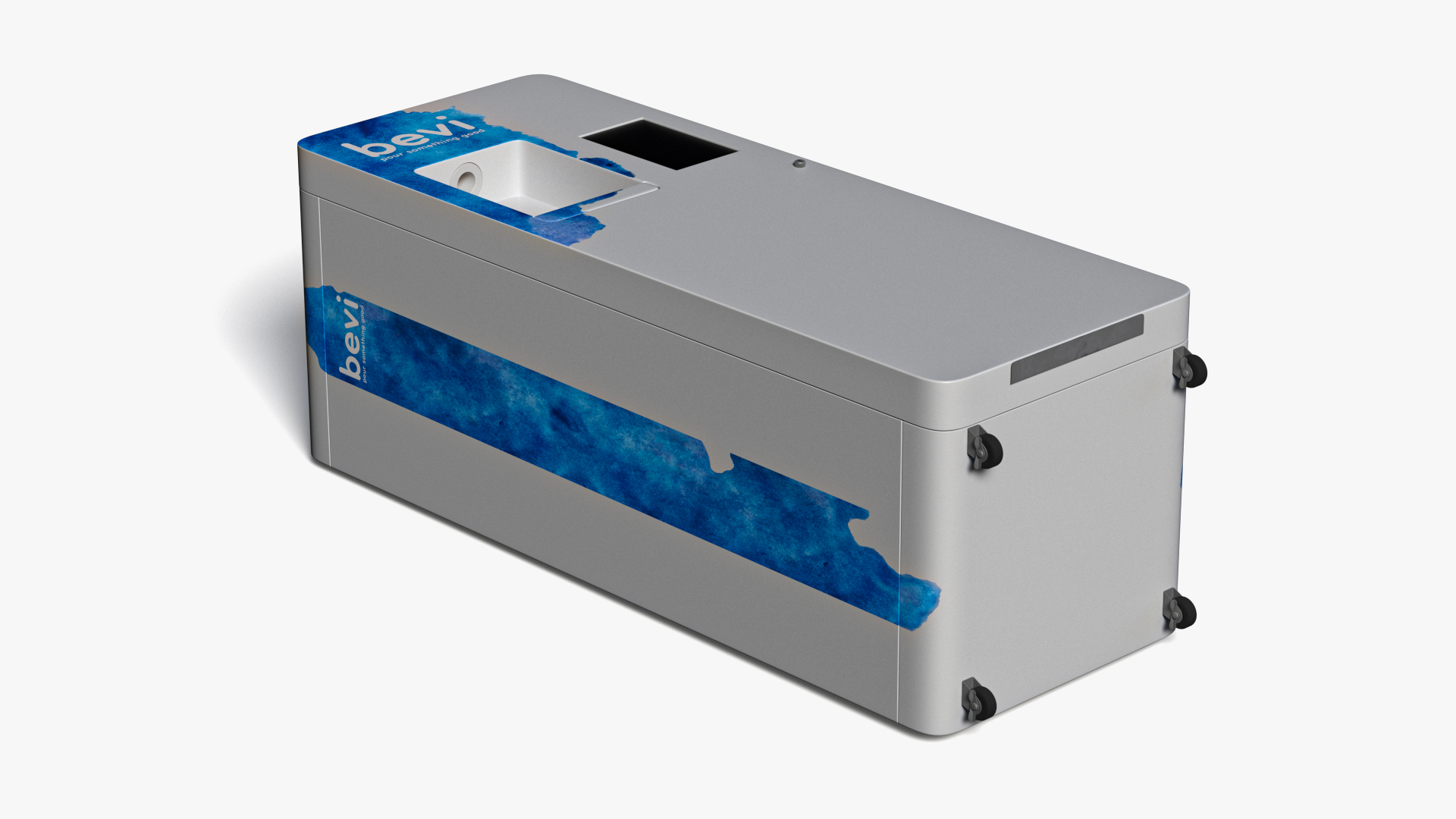 3D model Quench Bevi Freestanding Water Dispenser Off State