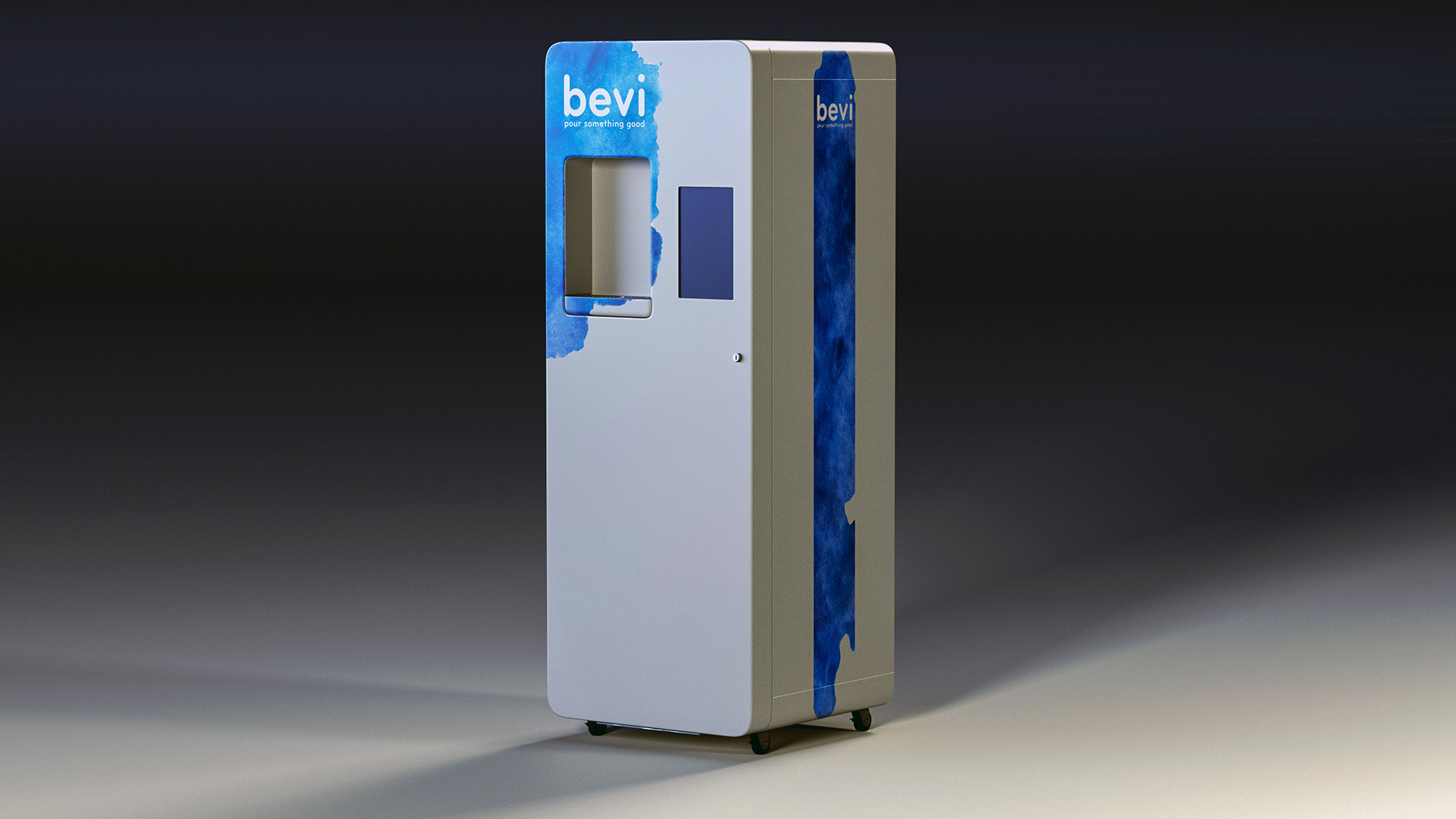 3D model Quench Bevi Freestanding Water Dispenser Off State