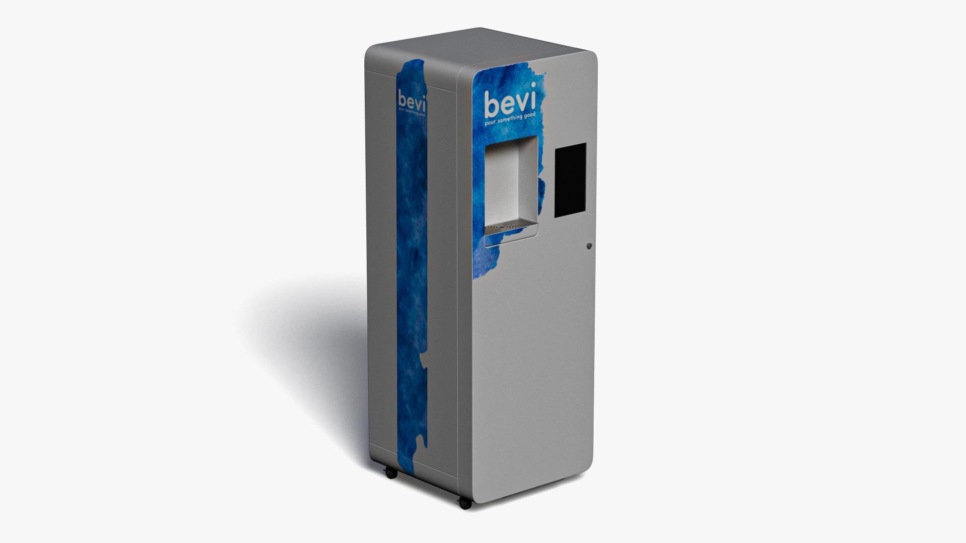 3D model Quench Bevi Freestanding Water Dispenser Off State