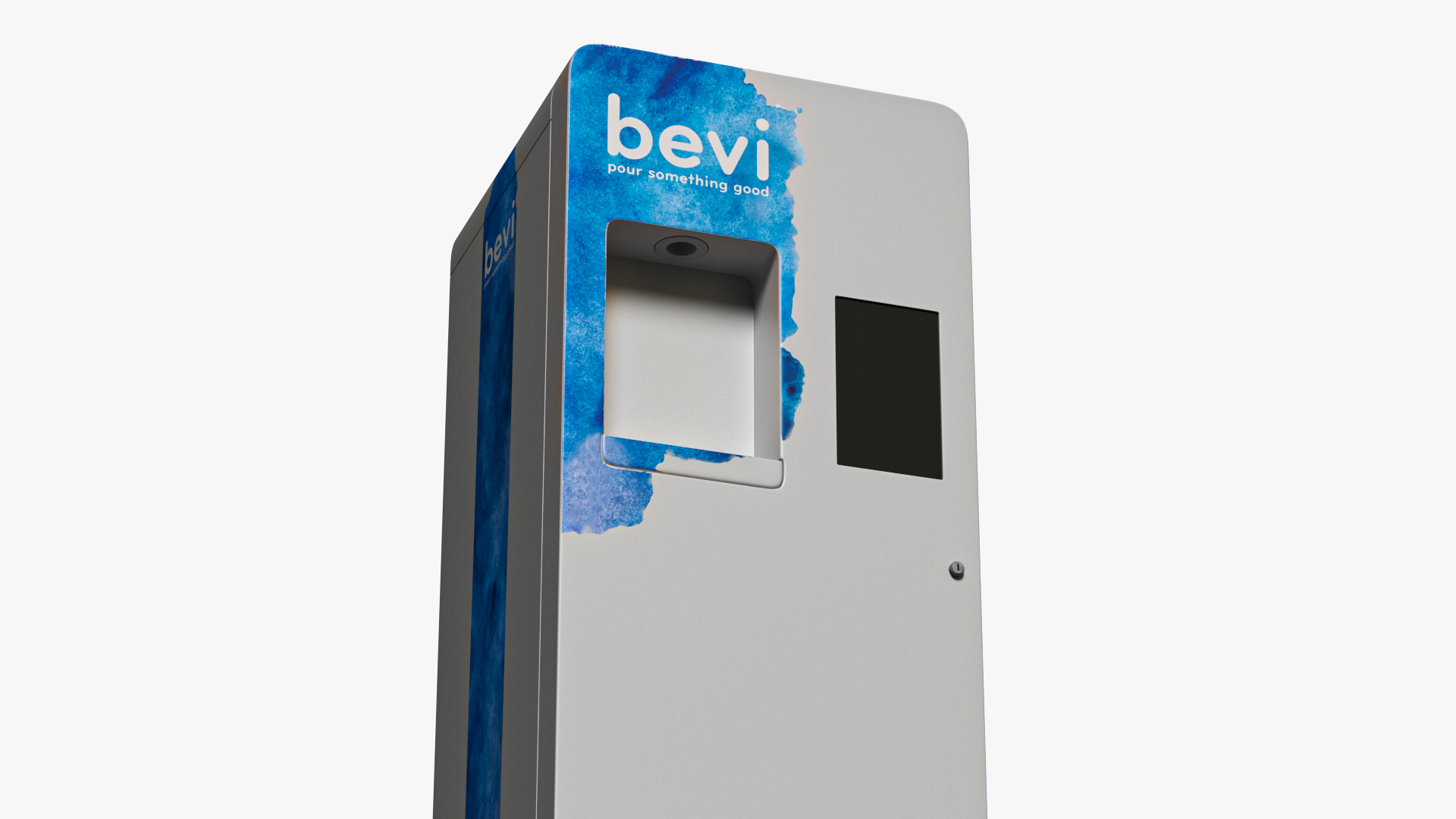 3D model Quench Bevi Freestanding Water Dispenser Off State