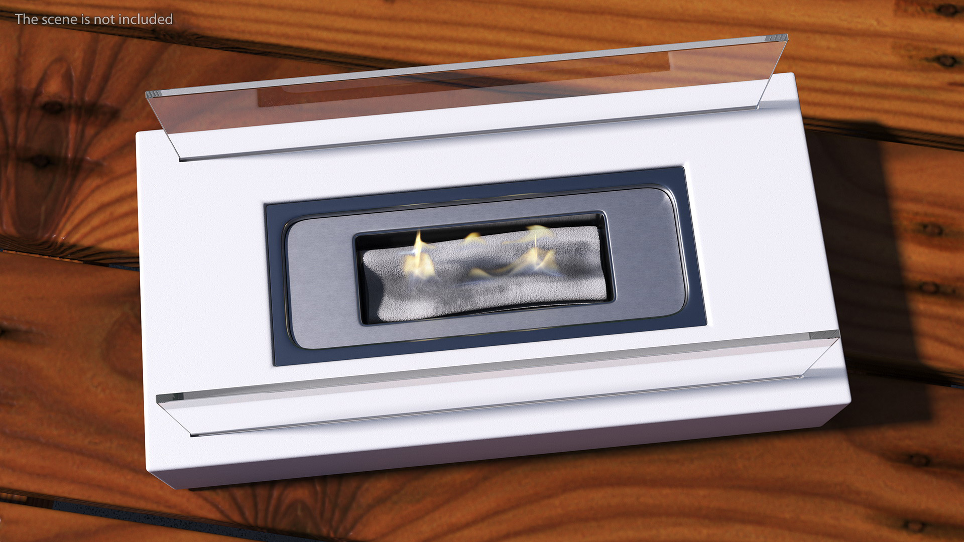 Bio Ethanol Burner White 3D model