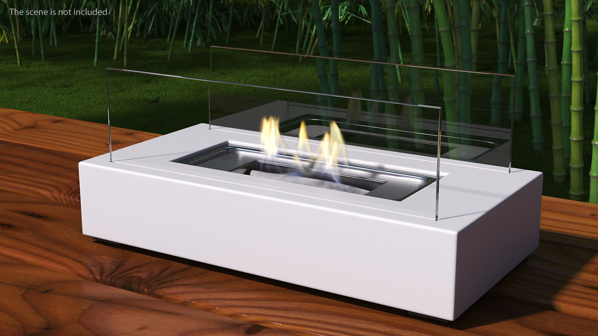 Bio Ethanol Burner White 3D model