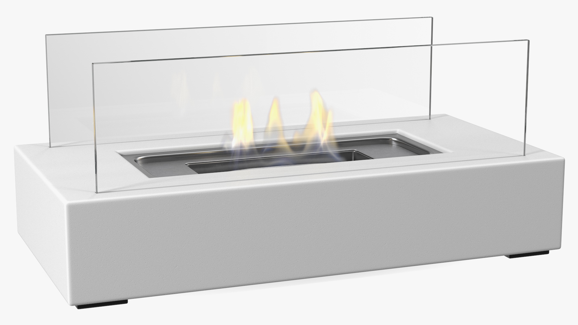Bio Ethanol Burner White 3D model