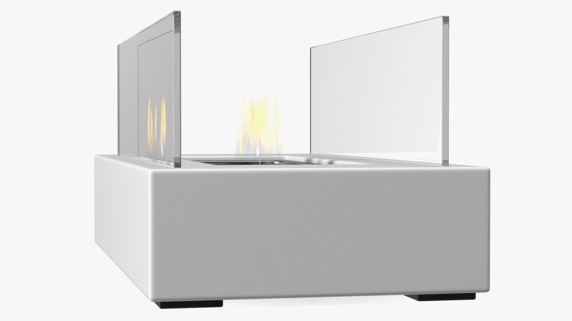 Bio Ethanol Burner White 3D model