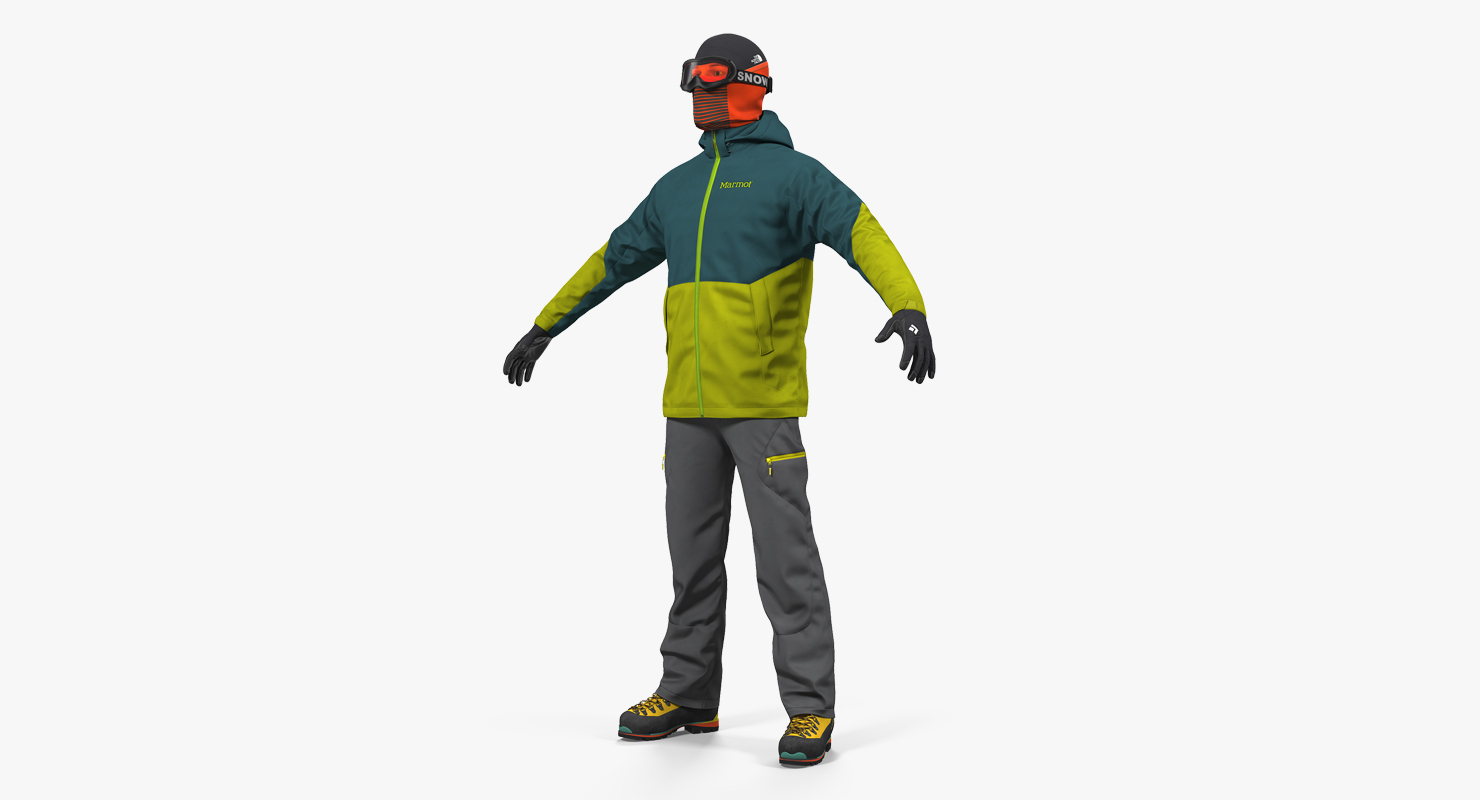 3D Rock Climber Winter Hiking Gear