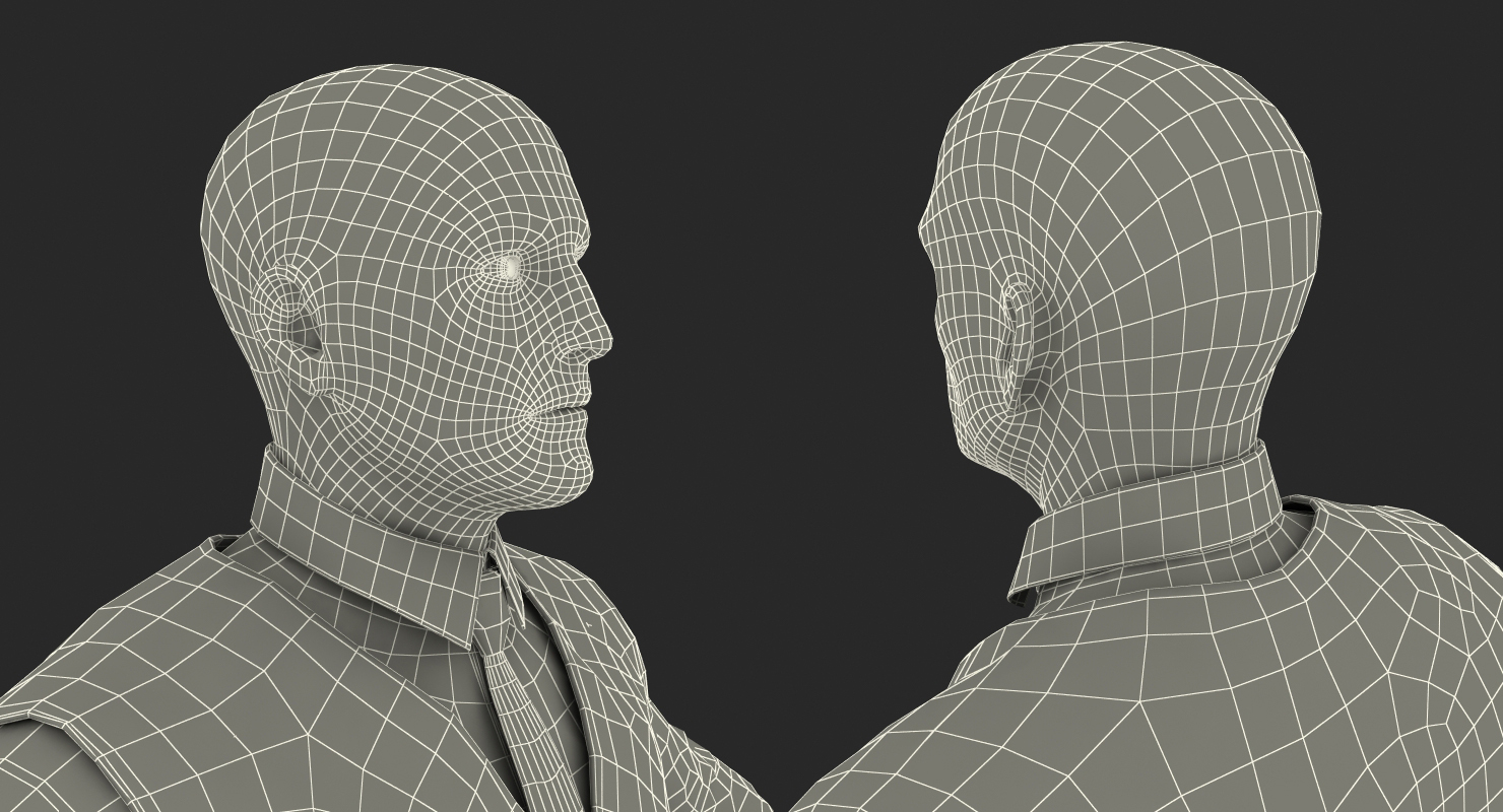 3D model Port Engineer Rigged