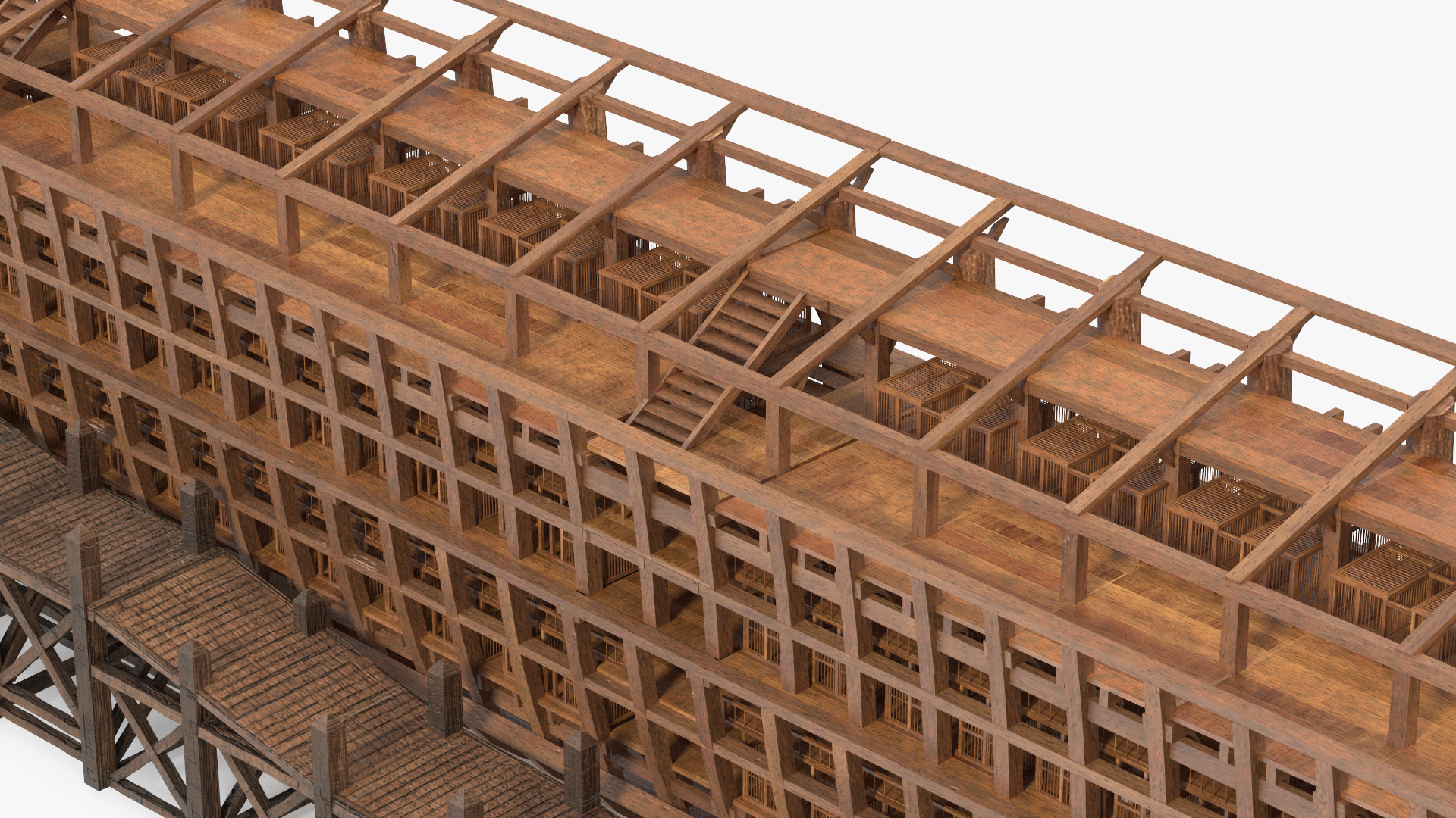 3D Noah Ark Cross Section Dirty model