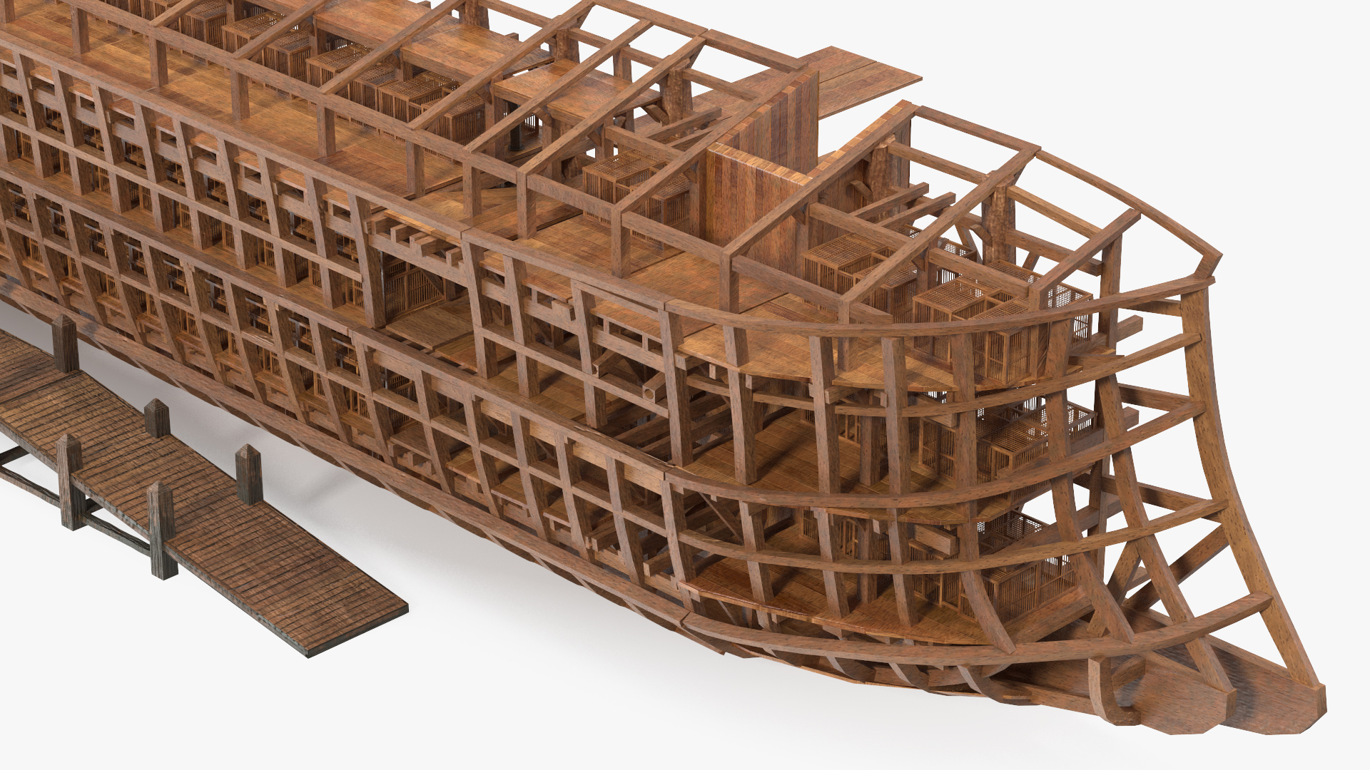 3D Noah Ark Cross Section Dirty model